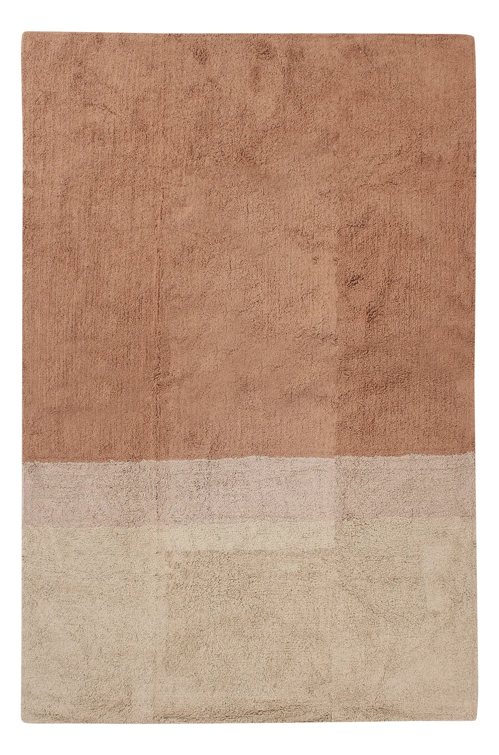 Tappeto A Pelo Lungo - Mareto Natural Cotton Shaggy (marrone)