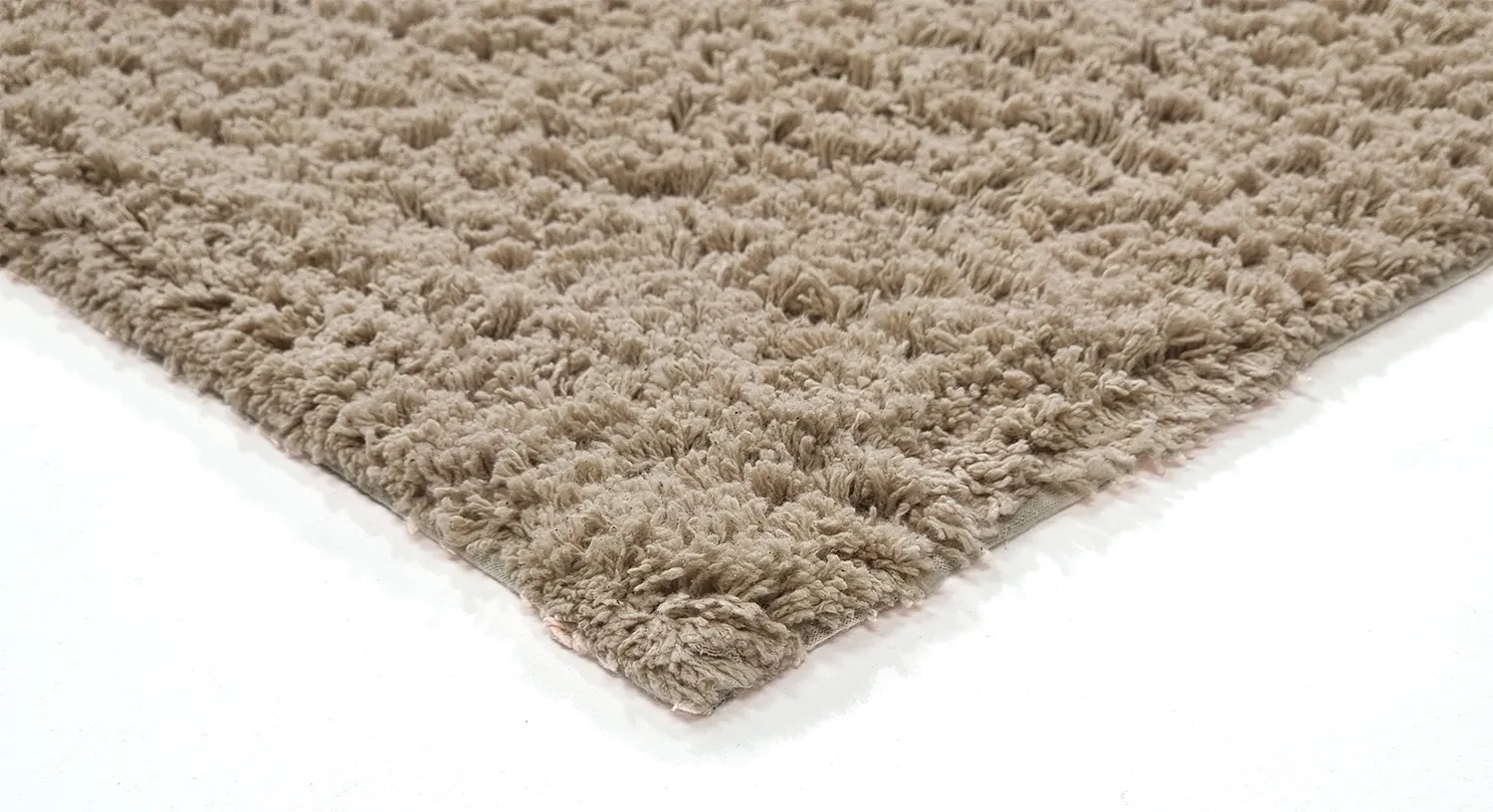 Tappeto A Pelo Lungo - Mareto Natural Cotton Shaggy (marrone)