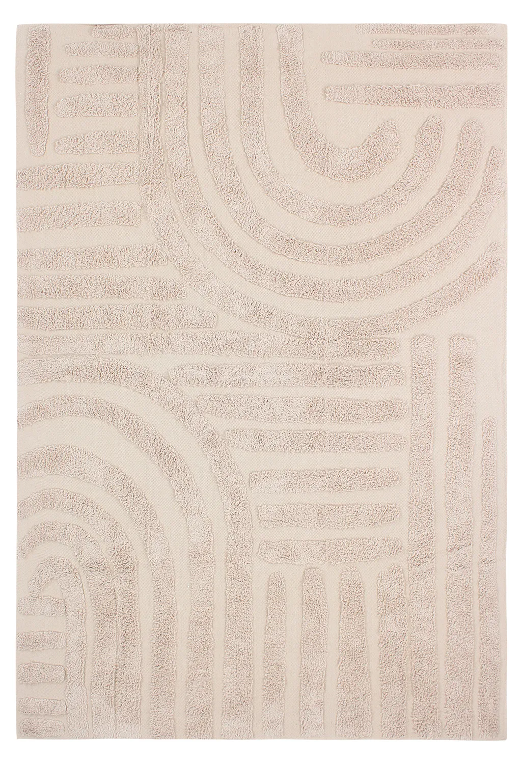 Tappeto A Pelo Lungo - Margo Natural Cotton Shaggy (beige)