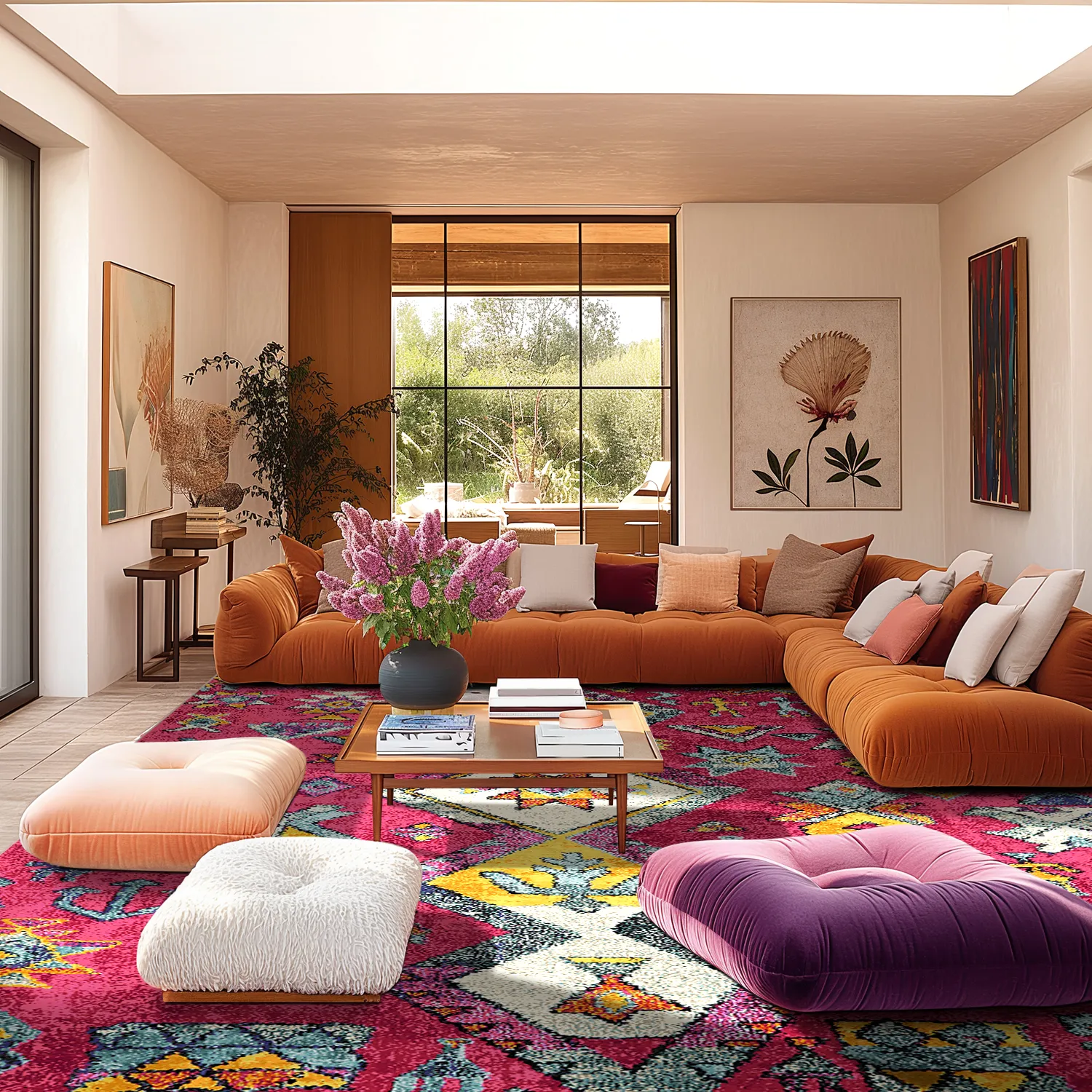 Tappeto Wilton - Misare (rosa/multi)