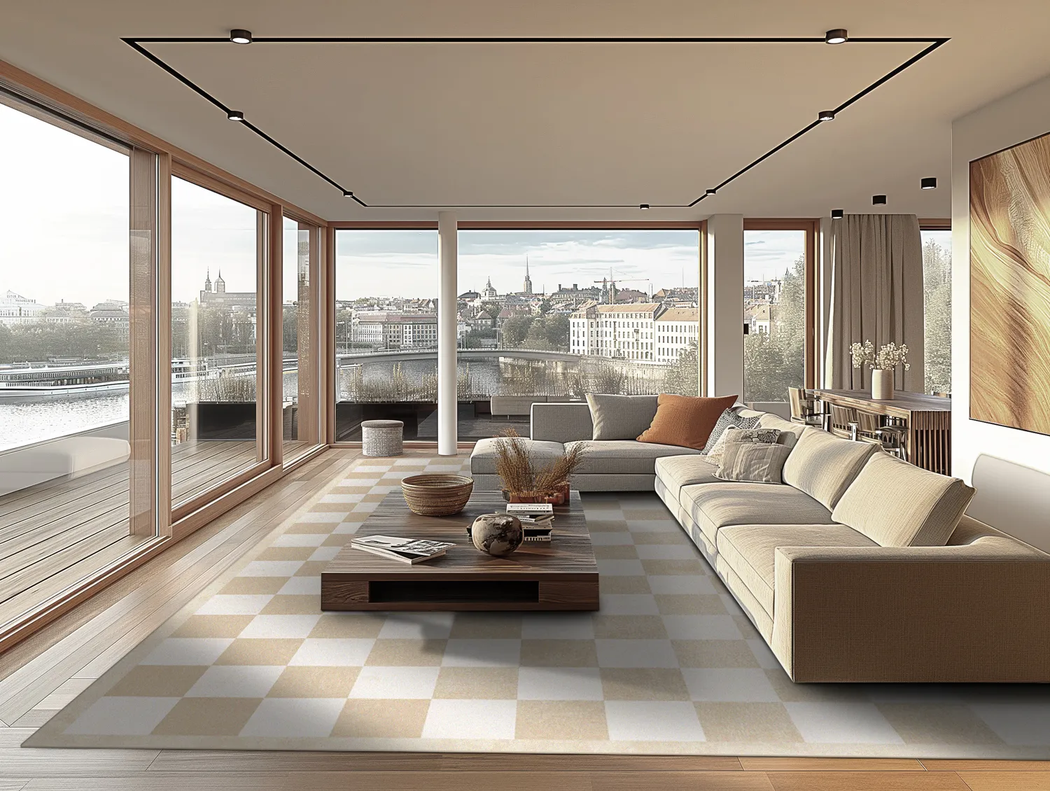 Tappeto Wilton - Nevada (beige/bianco)
