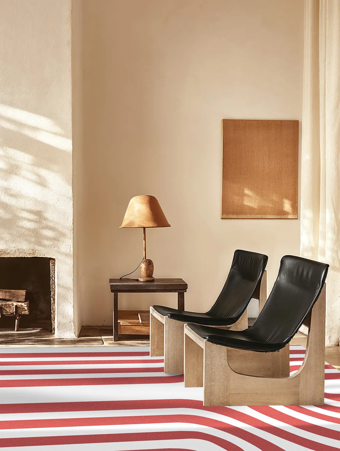 Tappeto Wilton - Obidos (rosso/bianco)
