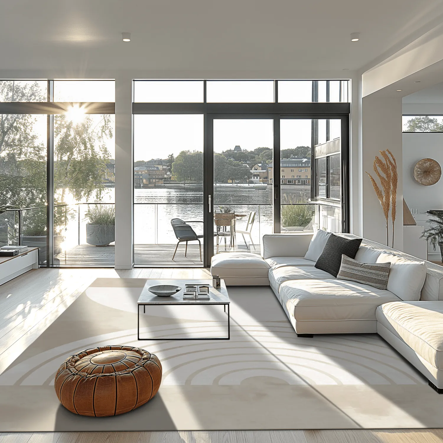 Tappeto Wilton - Pau (beige/bianco)
