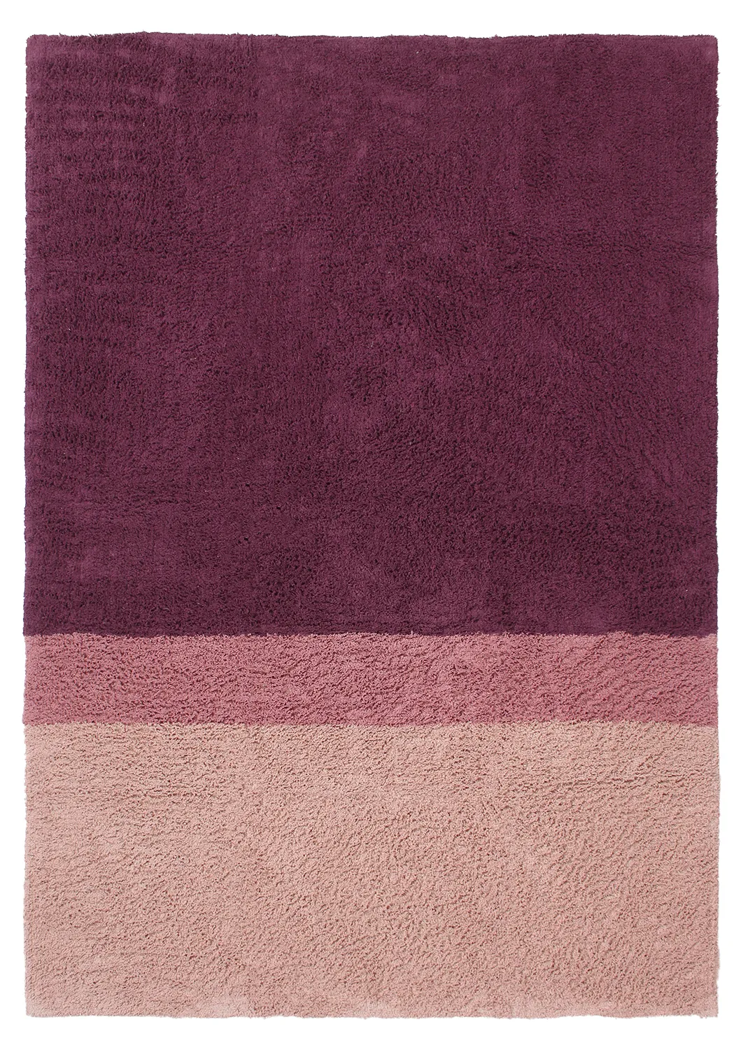 Tappeto A Pelo Lungo - Pione Natural Cotton Shaggy (rosa)