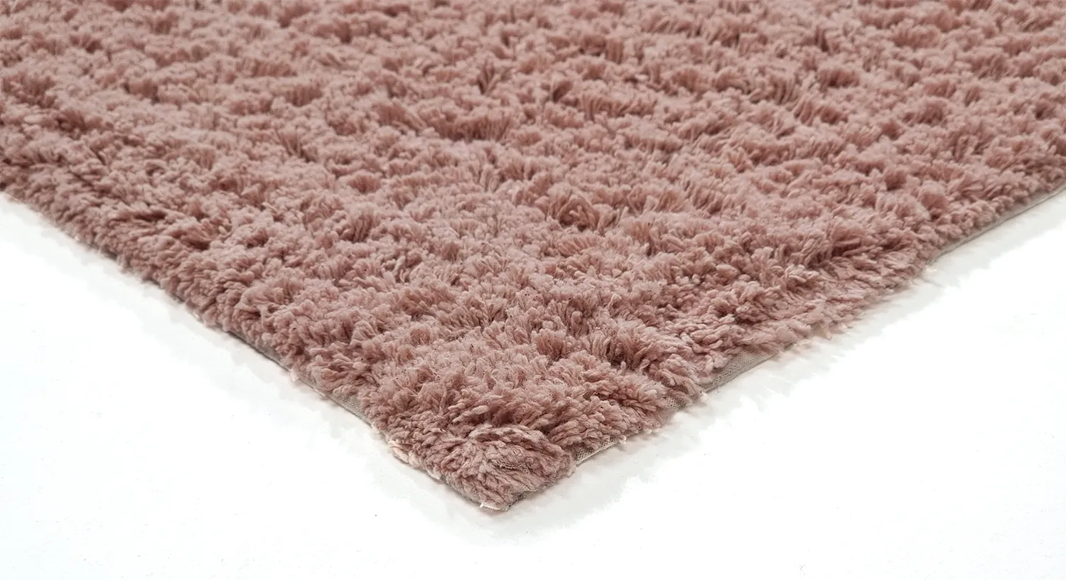 Tappeto A Pelo Lungo - Pione Natural Cotton Shaggy (rosa)