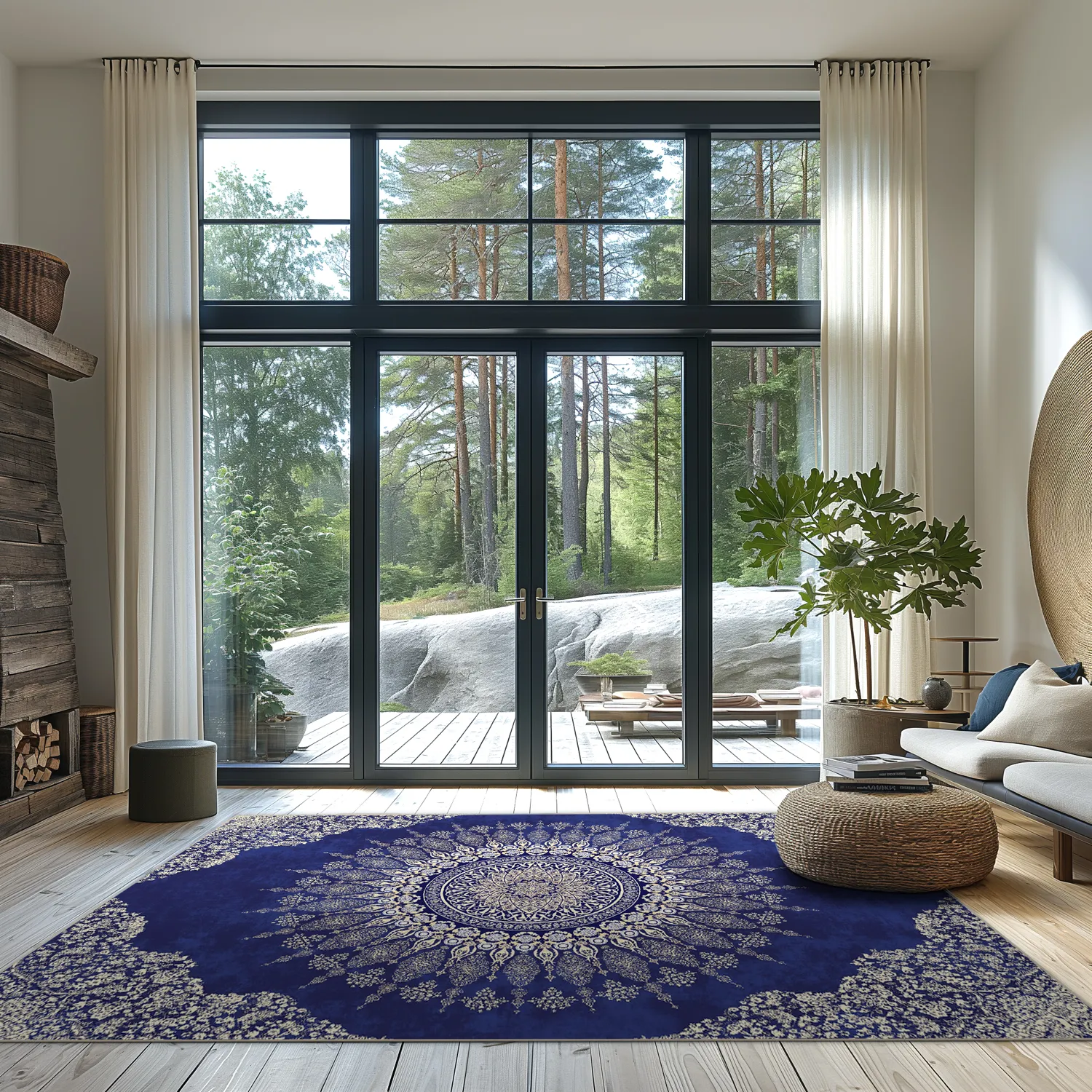 Tappeto Wilton - Sandrigo (blu/beige)