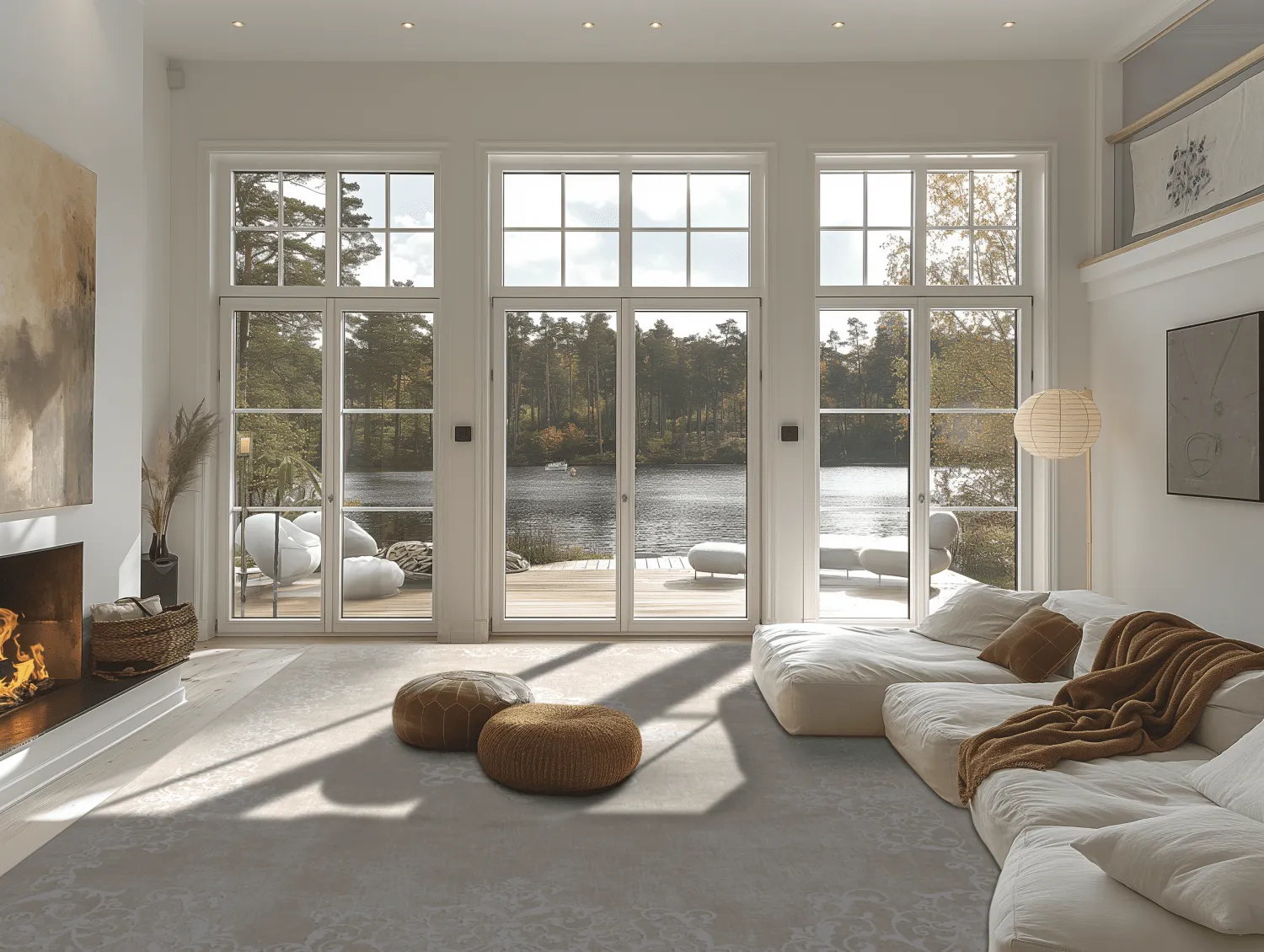 Tappeto Wilton - Santi (beige/bianco)