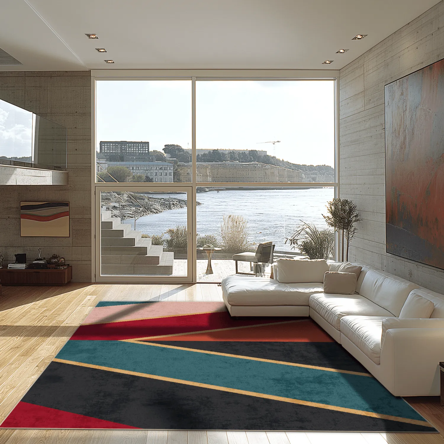 Tappeto Wilton - Sanya (rosso/multi)
