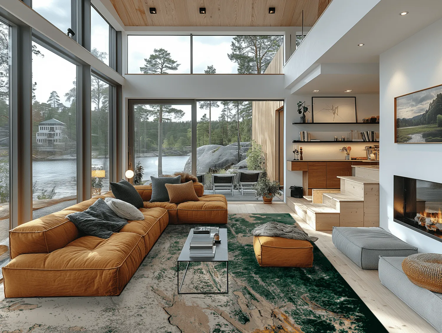 Tappeto Wilton - Tamalous (beige/verde)