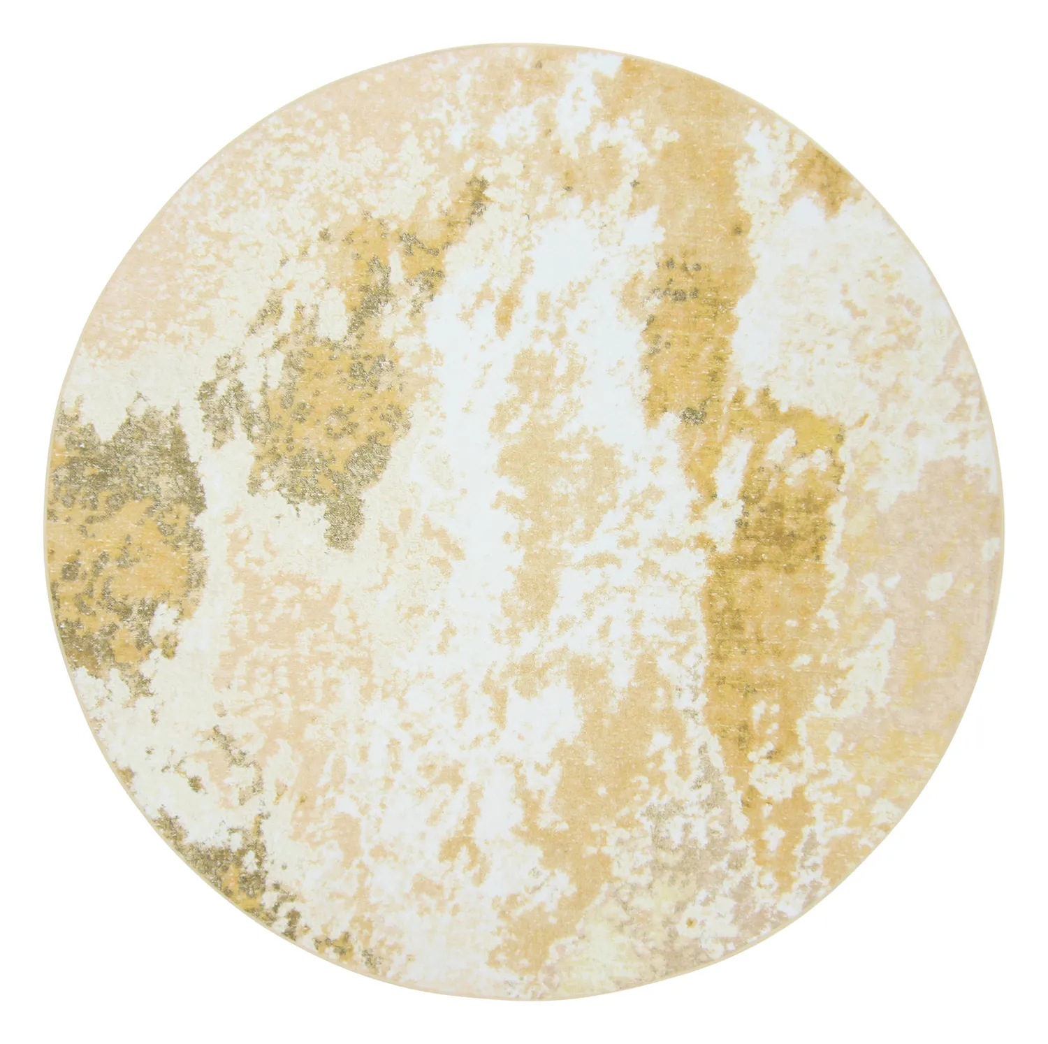 Tappeto rotondo - Travale (giallo)