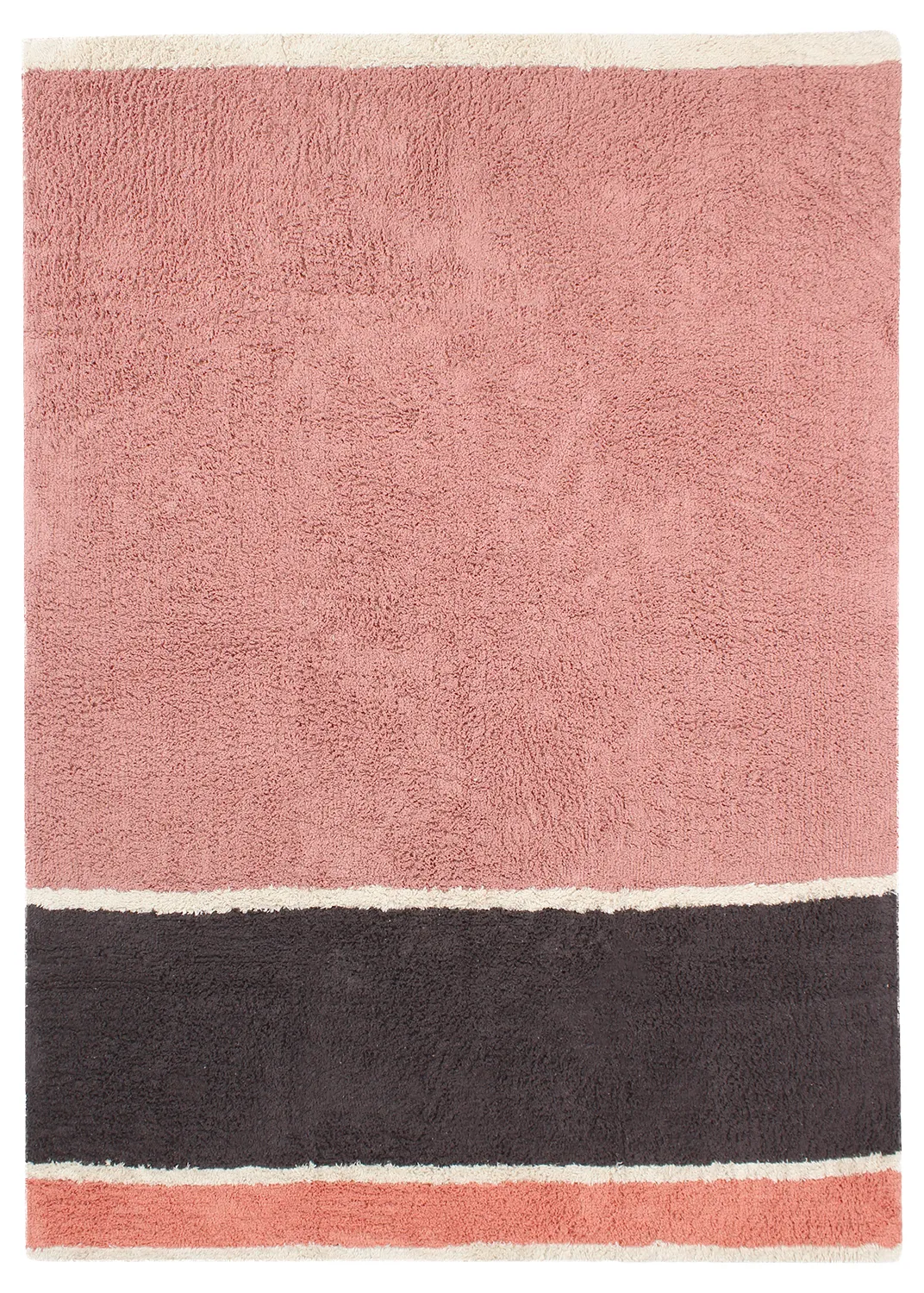 Tappeto A Pelo Lungo - Vinci Natural Cotton Shaggy (rosa)