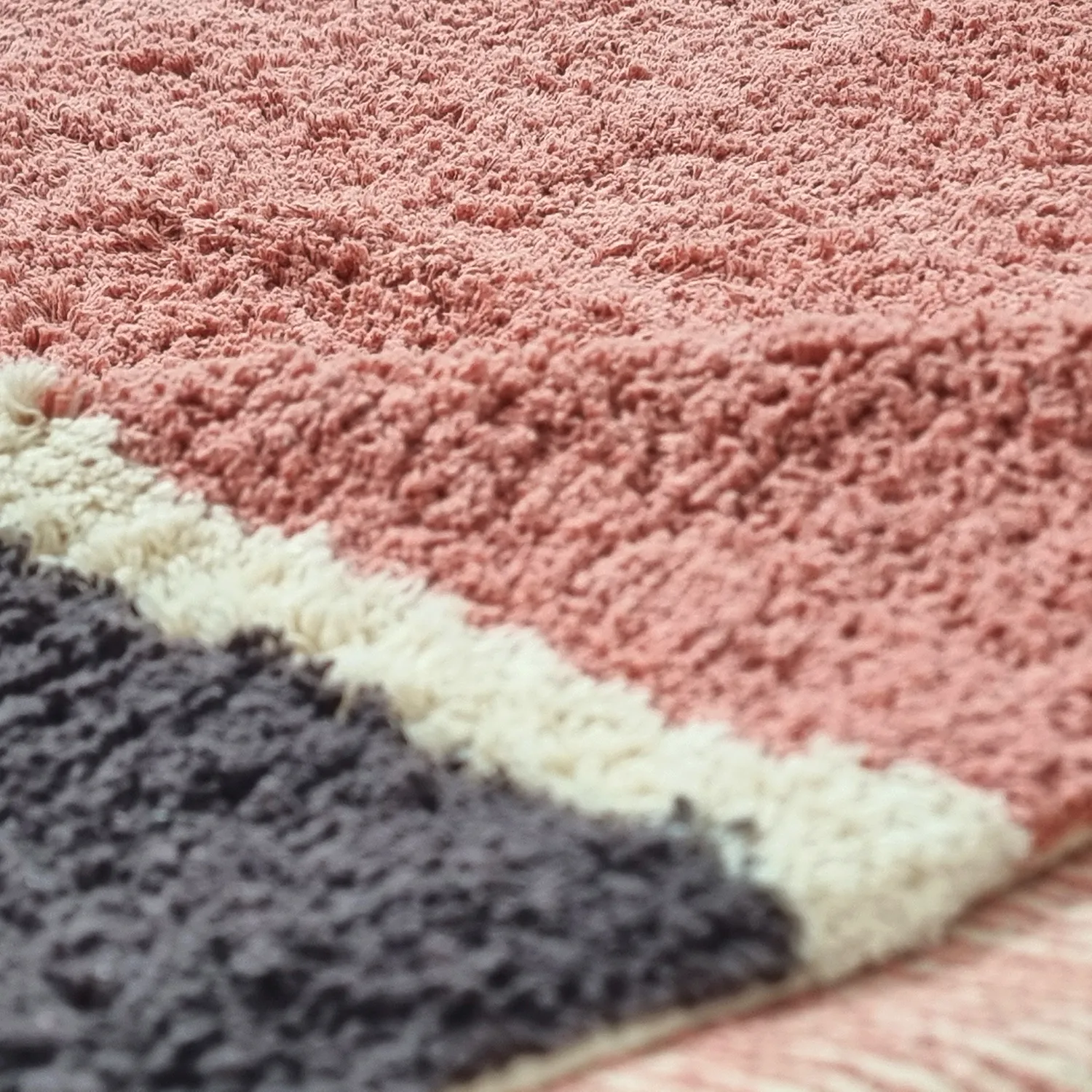 Tappeto A Pelo Lungo - Vinci Natural Cotton Shaggy (rosa)