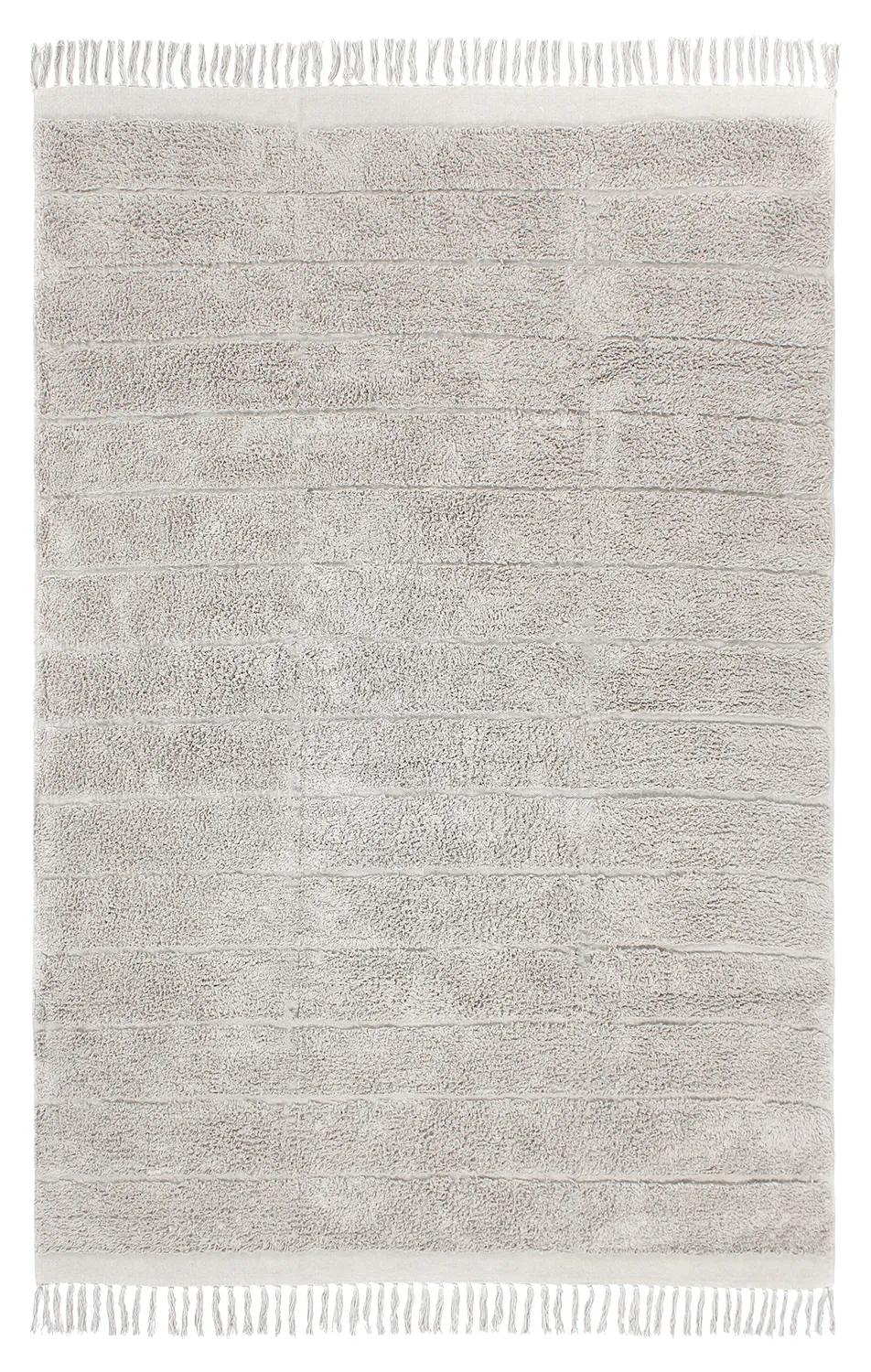 Tappeto A Pelo Lungo - Willow Natural Cotton Shaggy (greige)