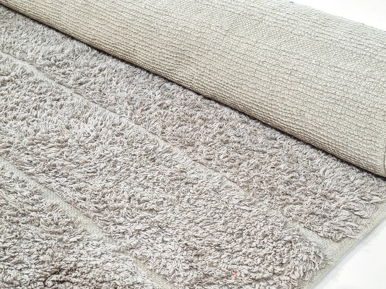 Tappeto A Pelo Lungo - Willow Natural Cotton Shaggy (greige)