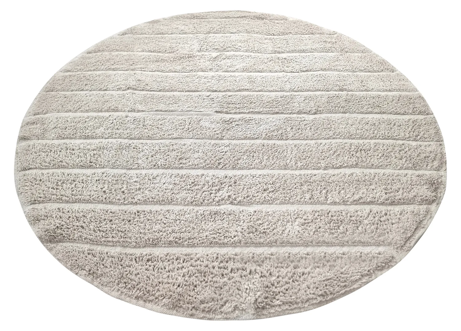 Tappeti rotondi - Willow Natural Cotton Shaggy (greige)