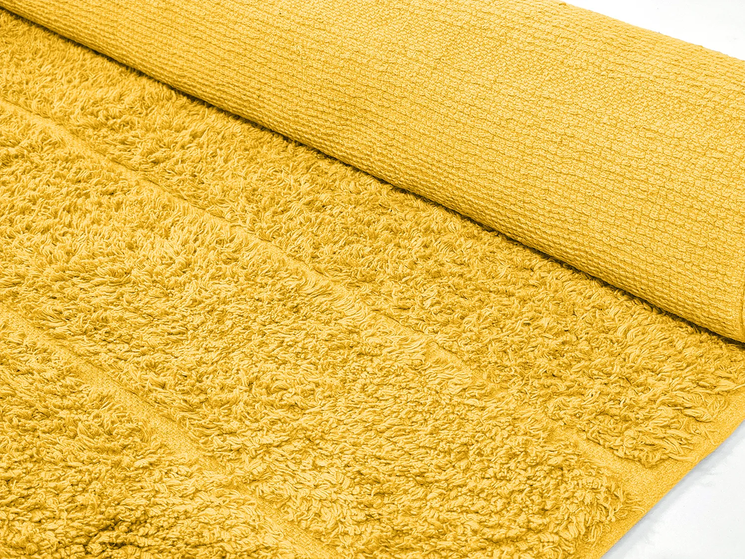 Tappeto A Pelo Lungo - Willow Natural Cotton Shaggy (giallo)