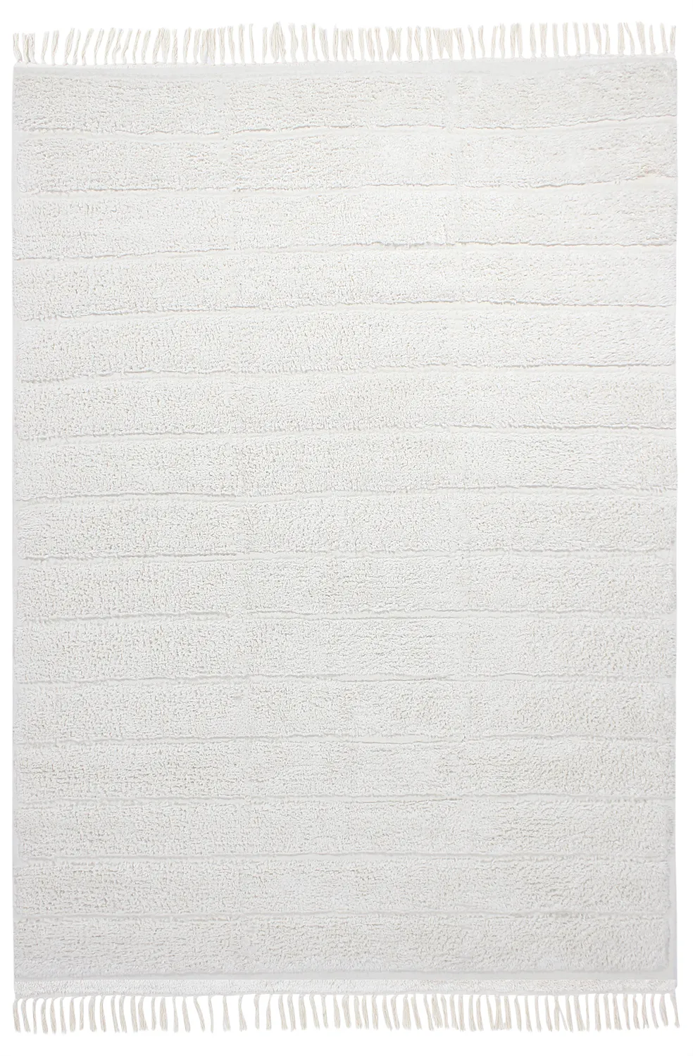 Tappeto A Pelo Lungo - Willow Natural Cotton Shaggy (offwhite)