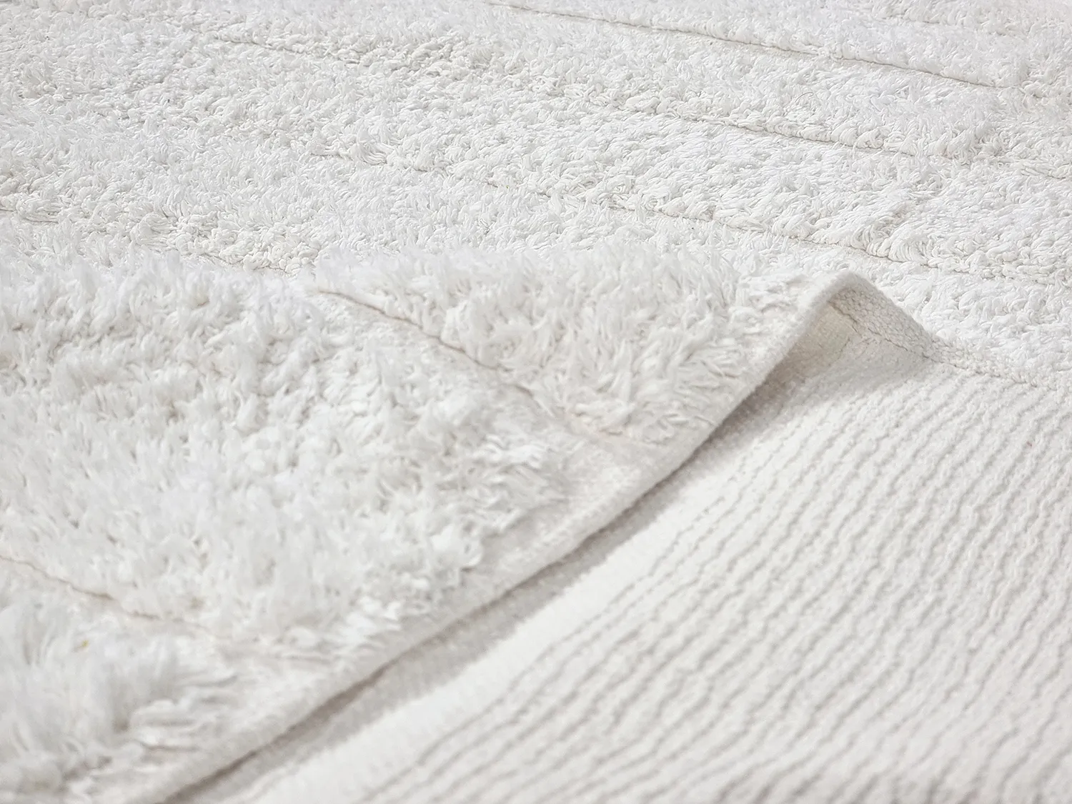 Tappeto A Pelo Lungo - Willow Natural Cotton Shaggy (offwhite)