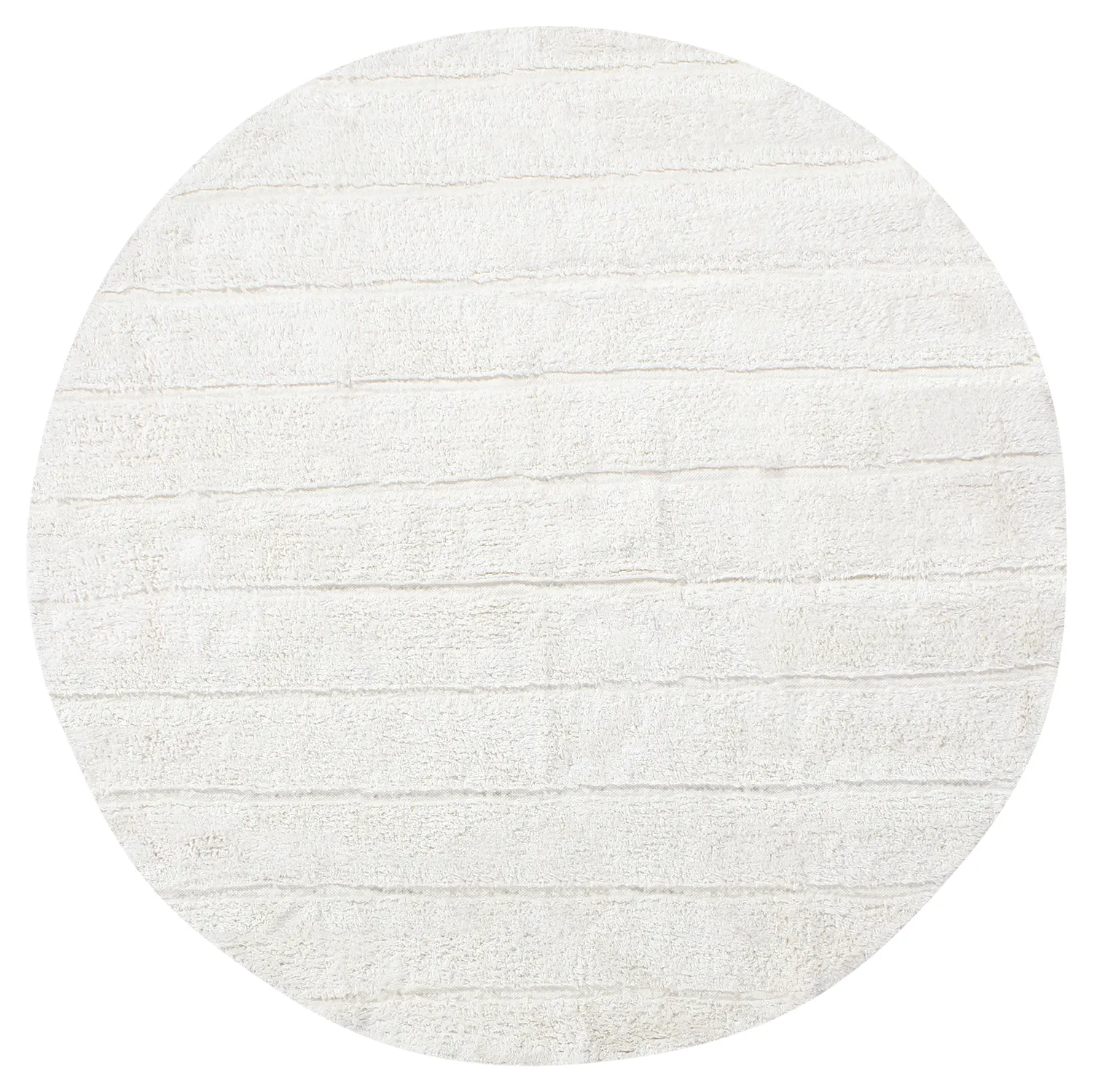 Tappeti rotondi - Willow Natural Cotton Shaggy (offwhite)