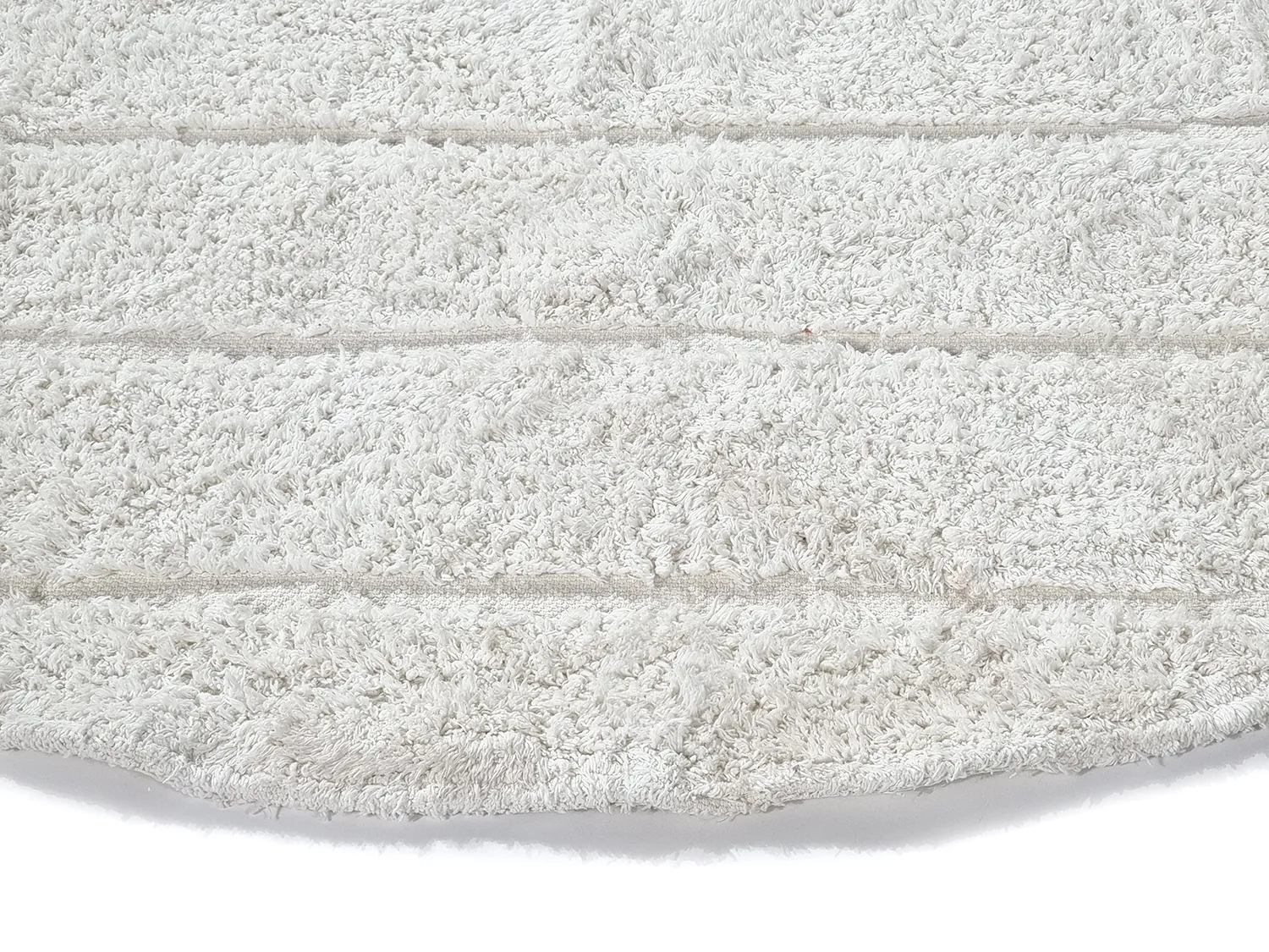 Tappeti rotondi - Willow Natural Cotton Shaggy (offwhite)