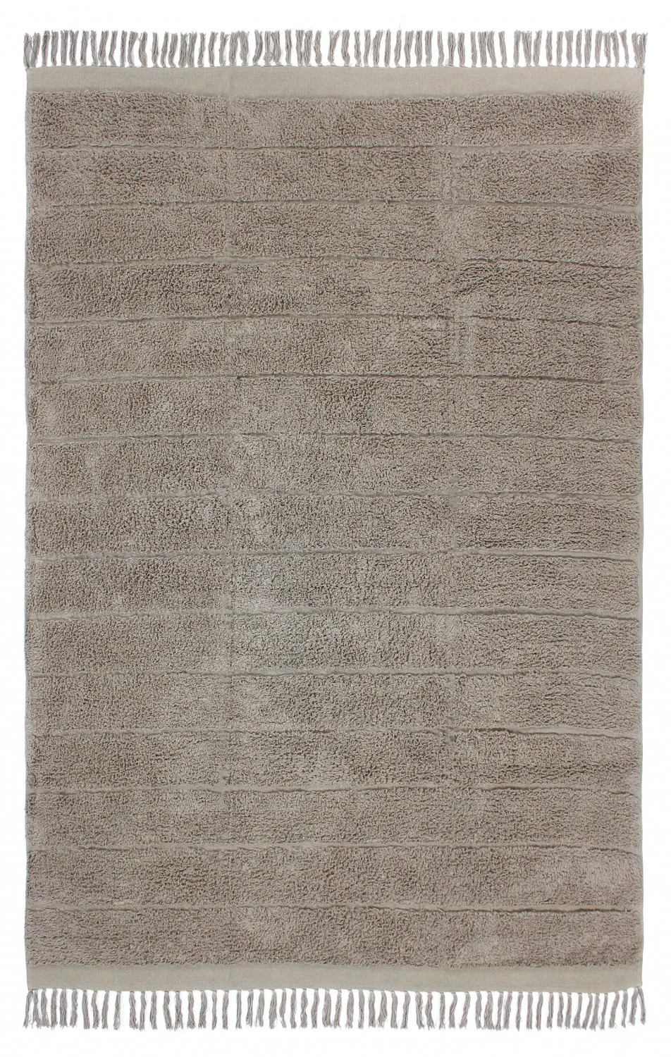 Tappeto A Pelo Lungo - Willow Natural Cotton Shaggy (taupe)