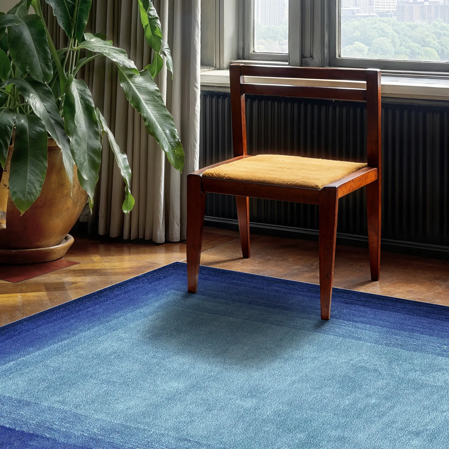 Tappeto Wilton - Zina (blu)