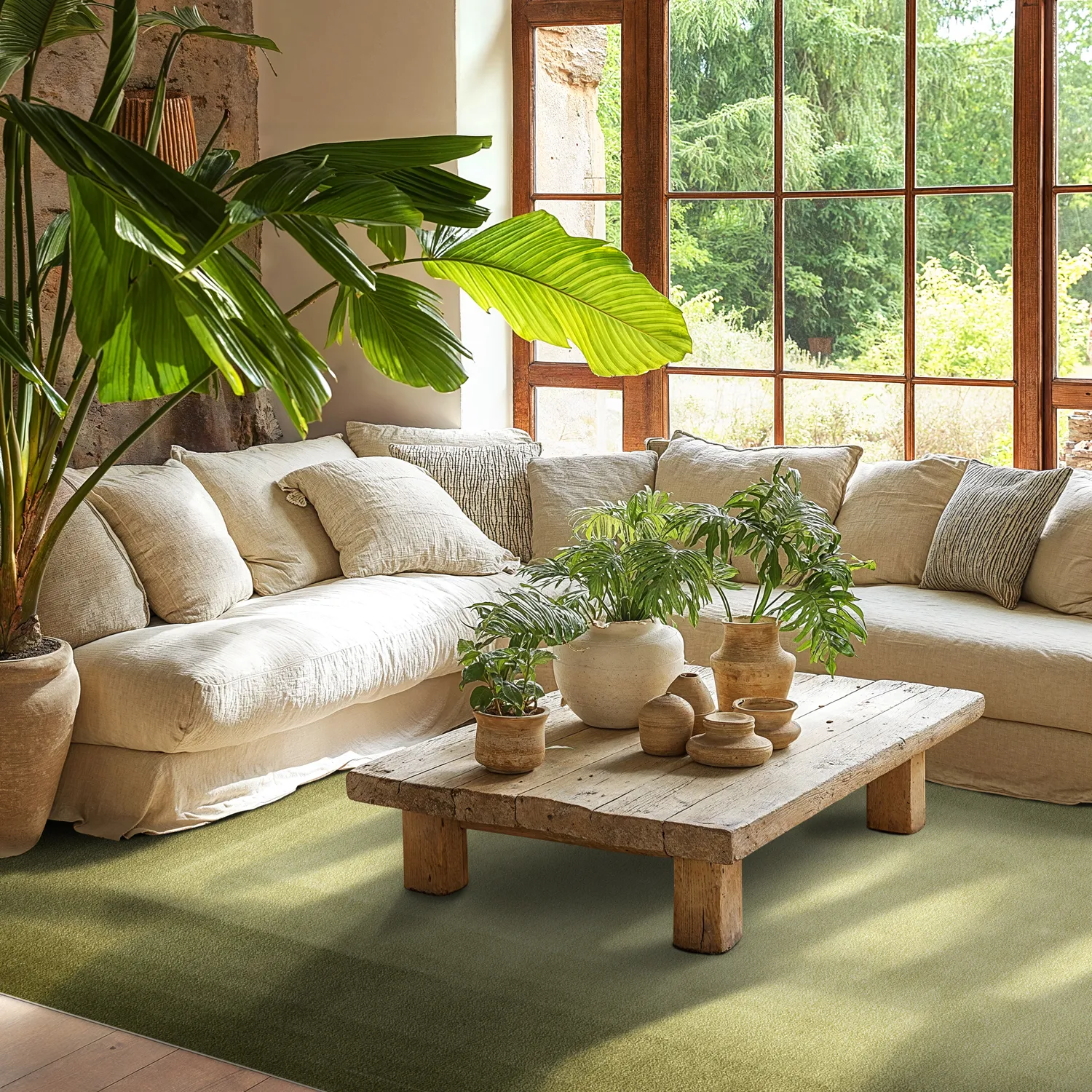 Tappeto Wilton - Zina (verde muschio)