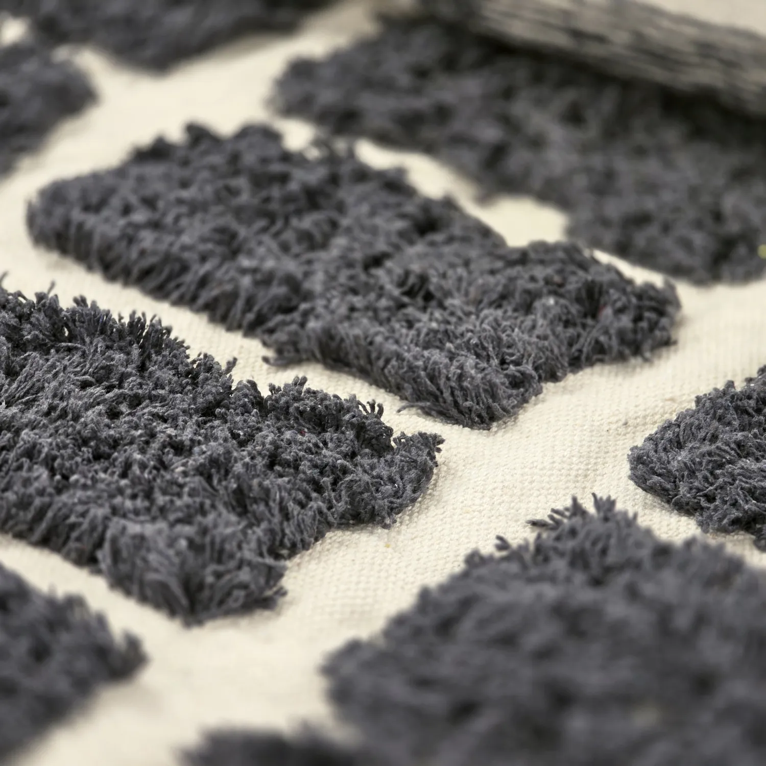 Tappeto A Pelo Lungo - Zola Natural Cotton Shaggy (grigio scuro)