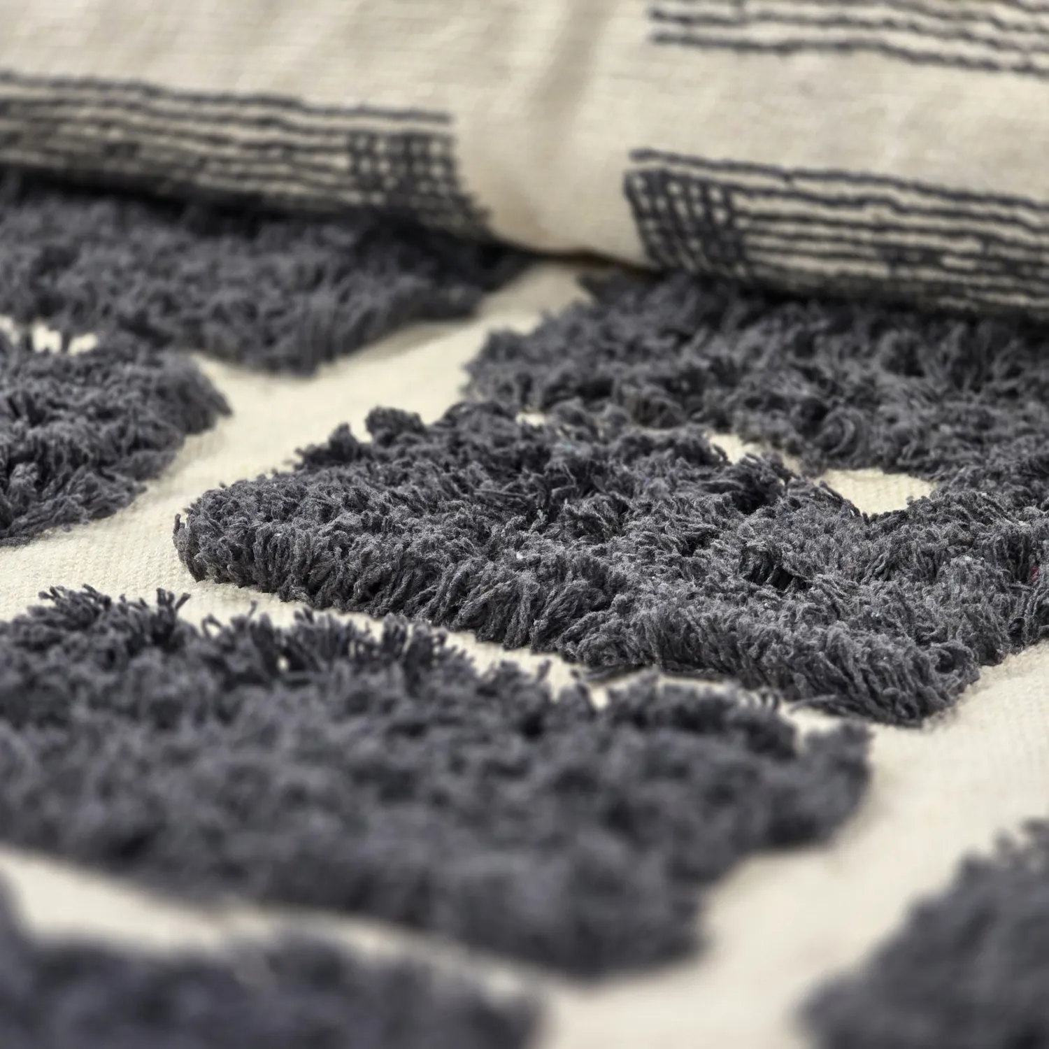 Tappeto A Pelo Lungo - Zola Natural Cotton Shaggy (grigio scuro)