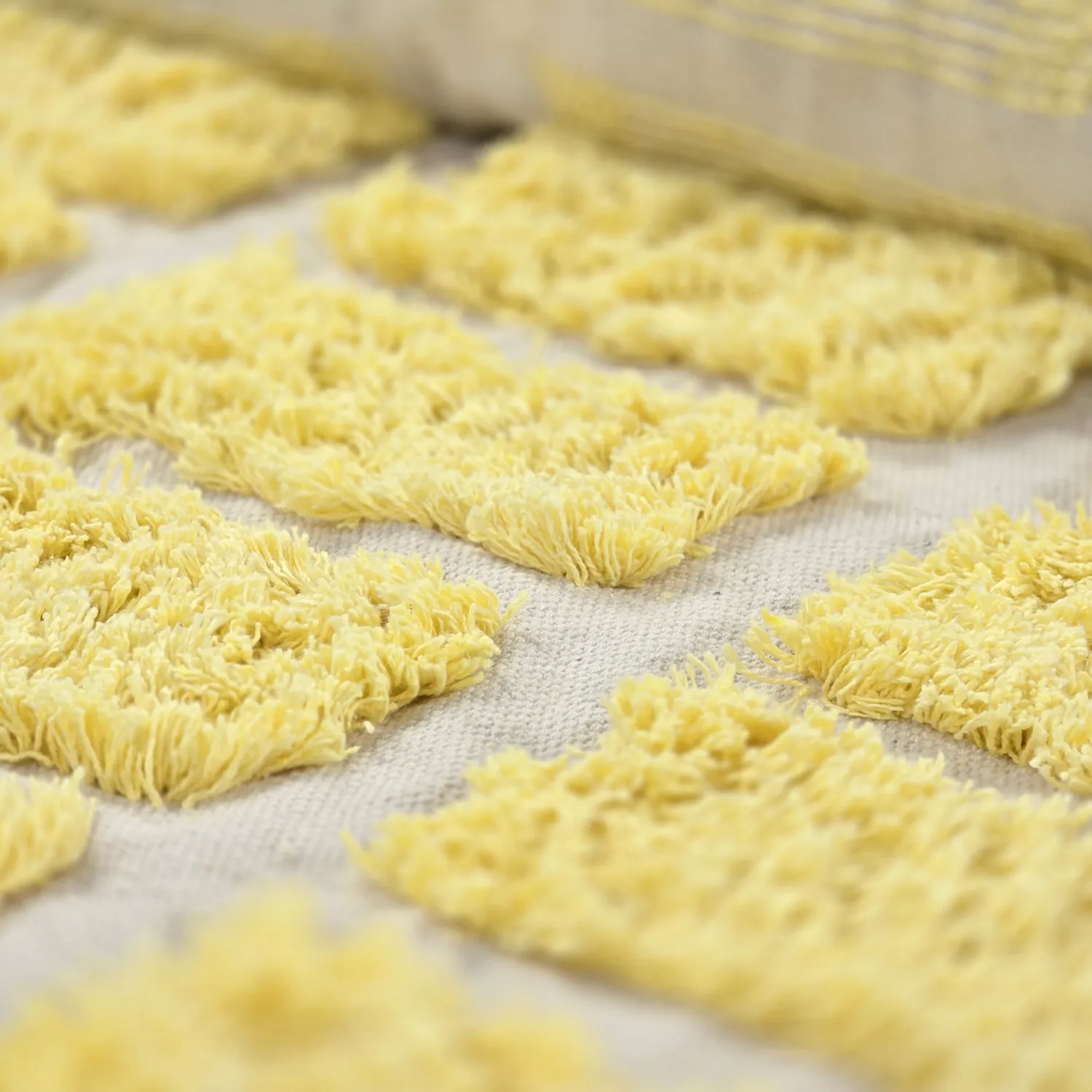 Tappeto A Pelo Lungo - Zola Natural Cotton Shaggy (giallo)