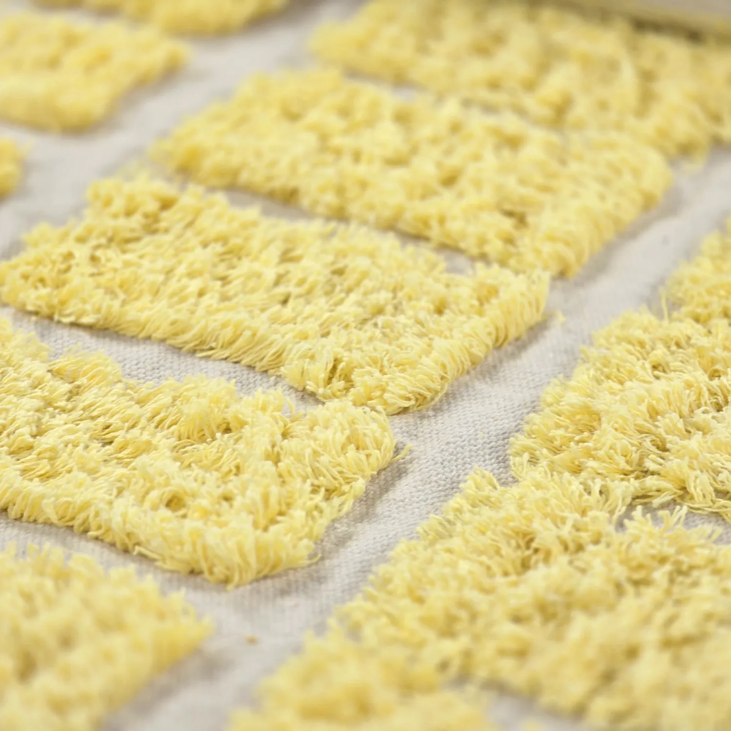 Tappeto A Pelo Lungo - Zola Natural Cotton Shaggy (giallo)