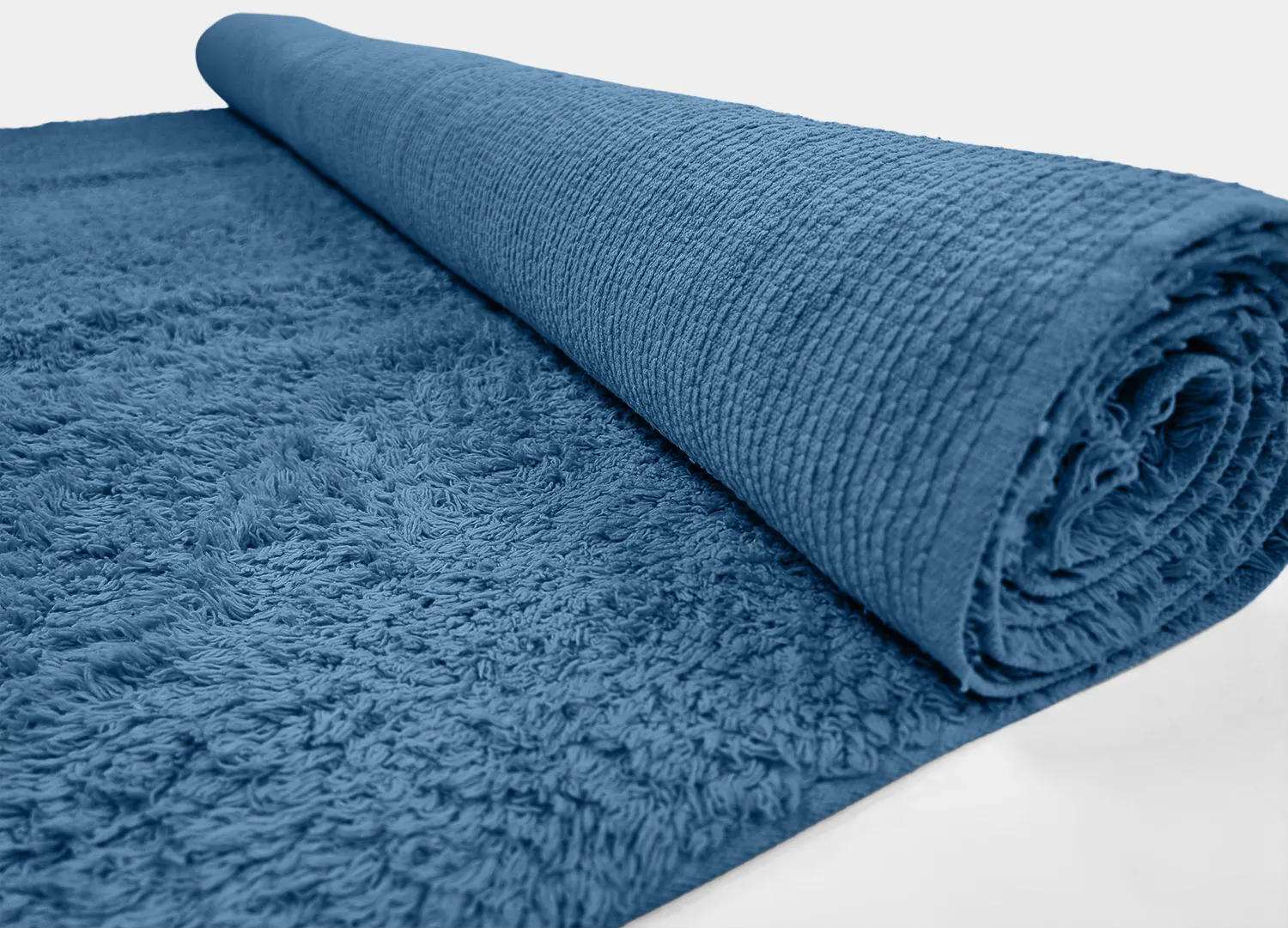 Tappeto A Pelo Lungo - Alba Natural Cotton Shaggy (blu)
