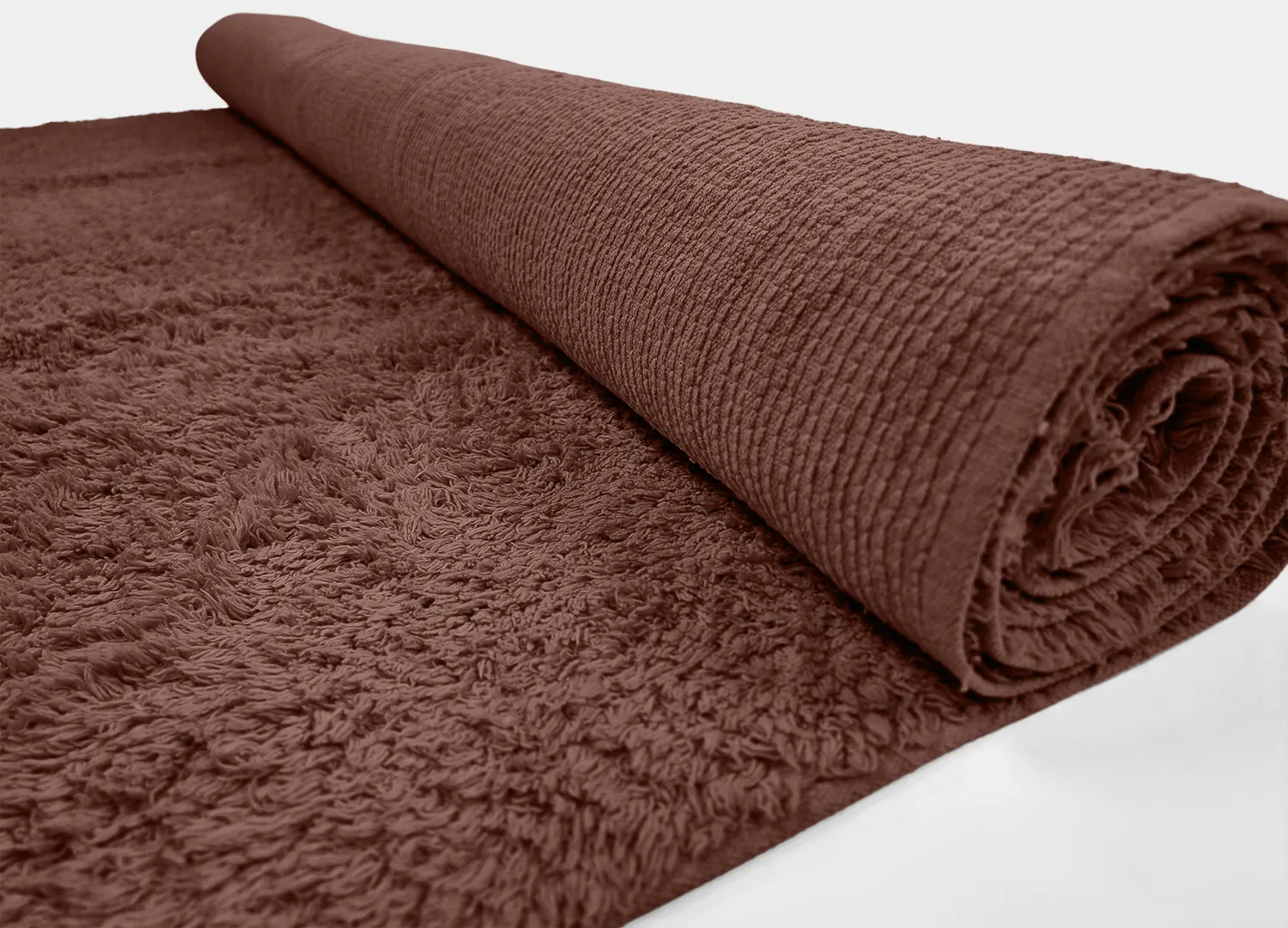 Tappeto A Pelo Lungo - Alba Natural Cotton Shaggy (marrone)