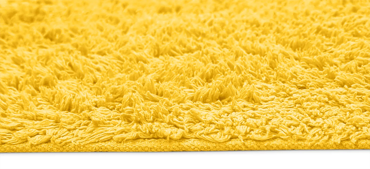 Tappeto A Pelo Lungo - Alba Natural Cotton Shaggy (giallo)