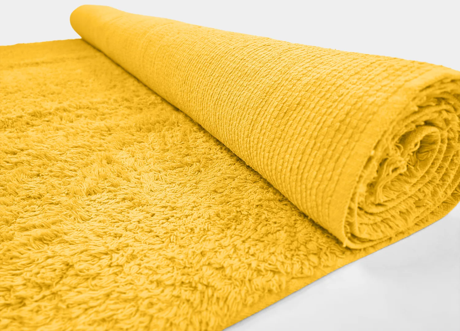 Tappeto A Pelo Lungo - Alba Natural Cotton Shaggy (giallo)