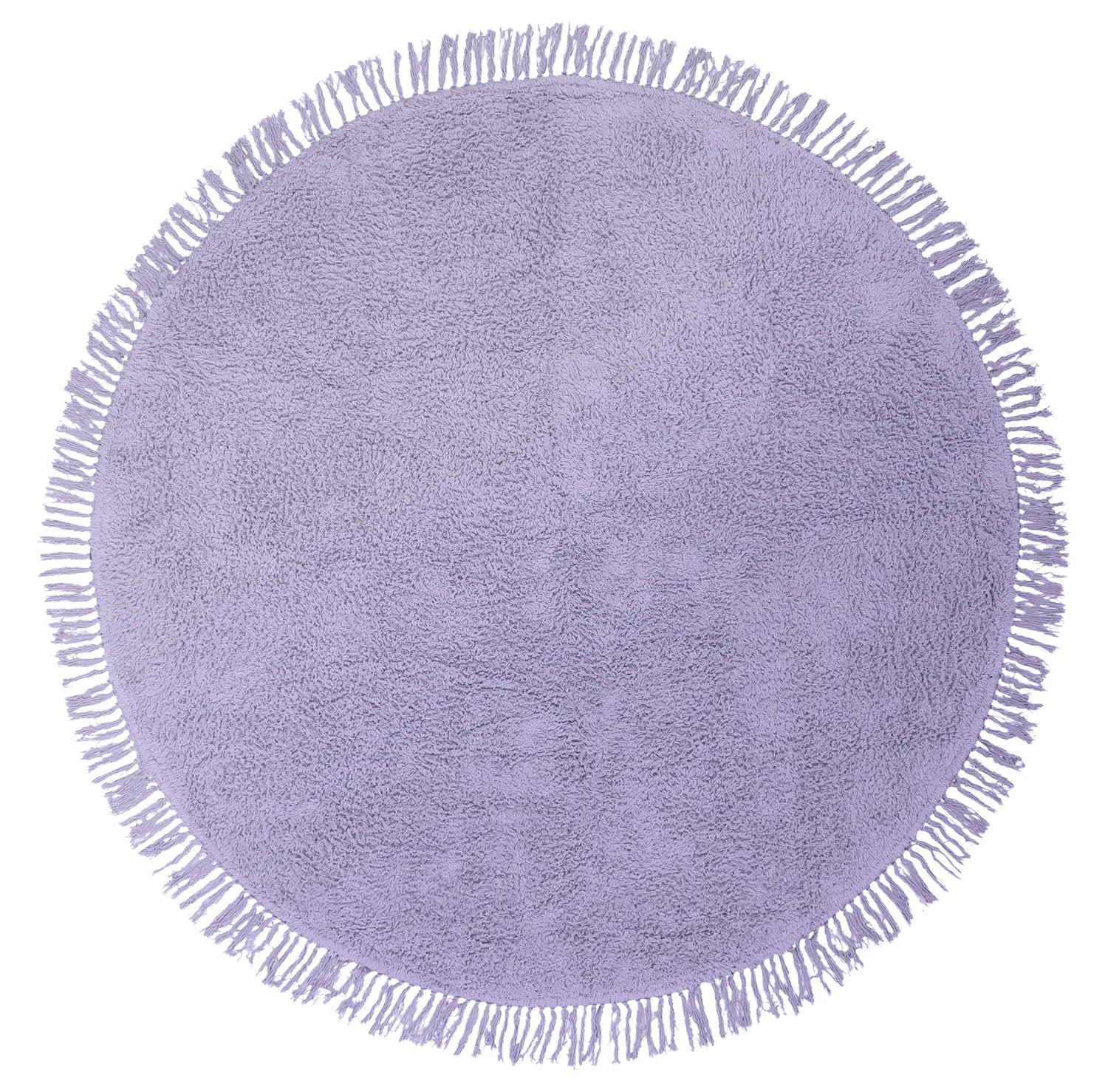 Tappeti rotondi - Alba Natural Cotton Shaggy (viola)