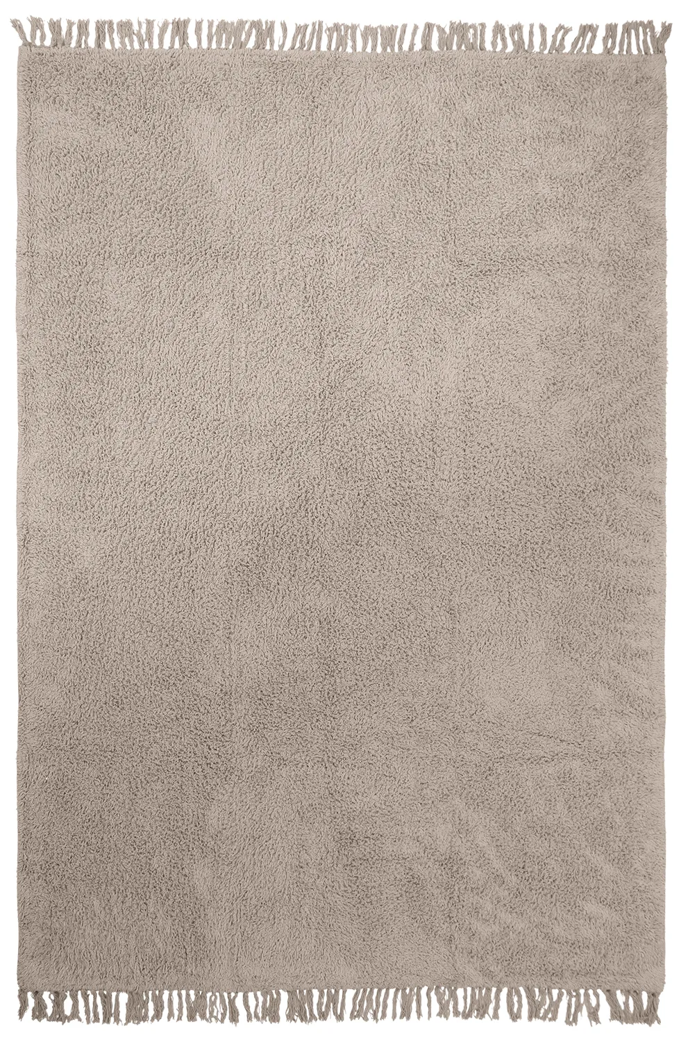 Tappeto A Pelo Lungo - Alba Natural Cotton Shaggy (tortora)