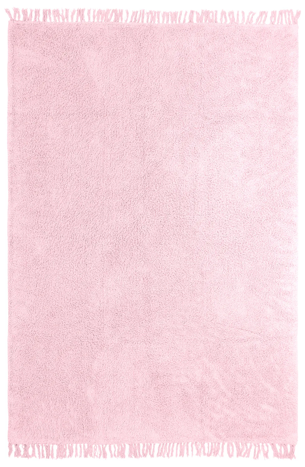 Tappeto A Pelo Lungo - Alba Natural Cotton Shaggy (rosa chiaro)