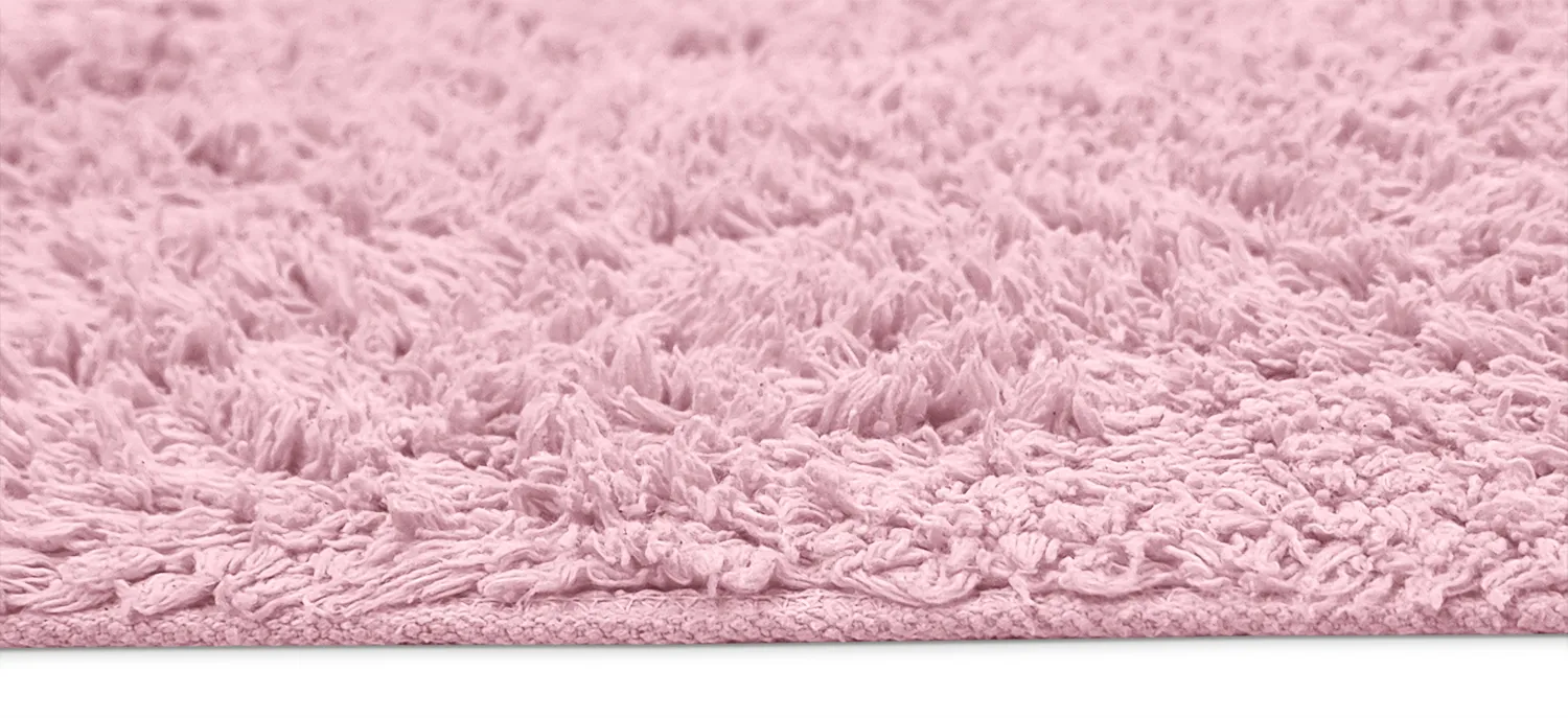 Tappeto A Pelo Lungo - Alba Natural Cotton Shaggy (rosa chiaro)
