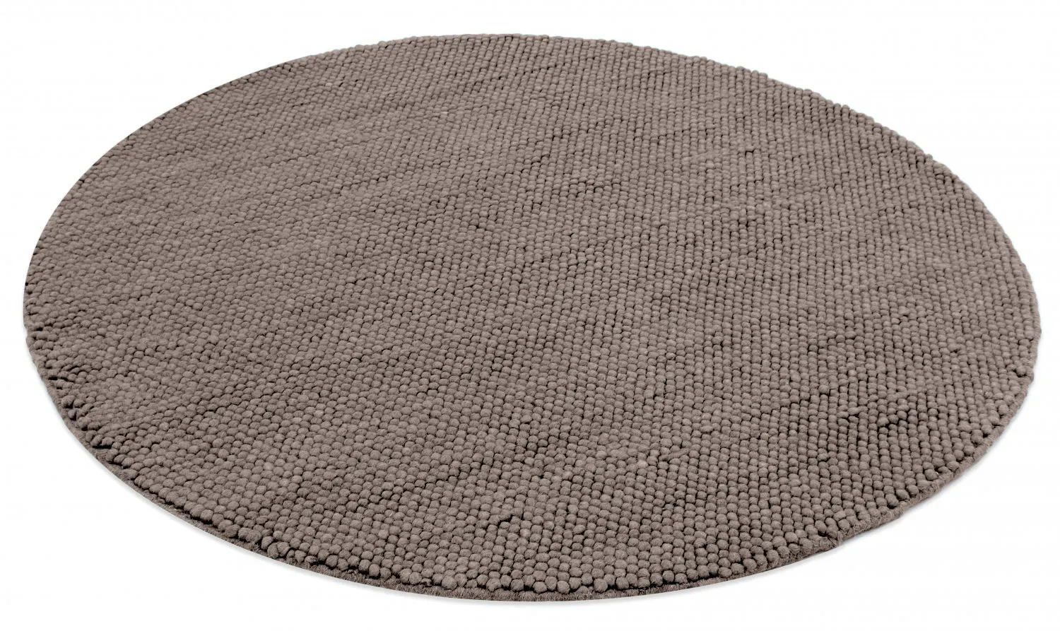 Tappeti rotondi - Avafors Wool Bubble (marrone)