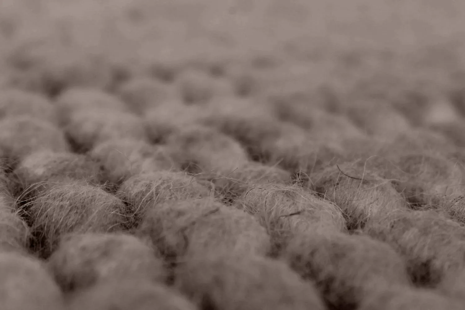 Tappeti rotondi - Avafors Wool Bubble (marrone)