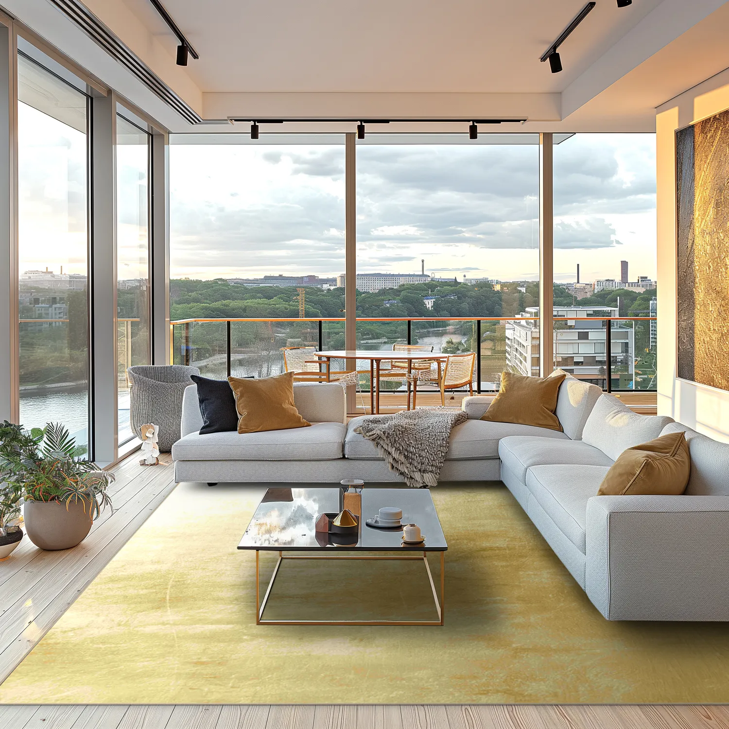 Tappeto Wilton - Artena (oro scuro)