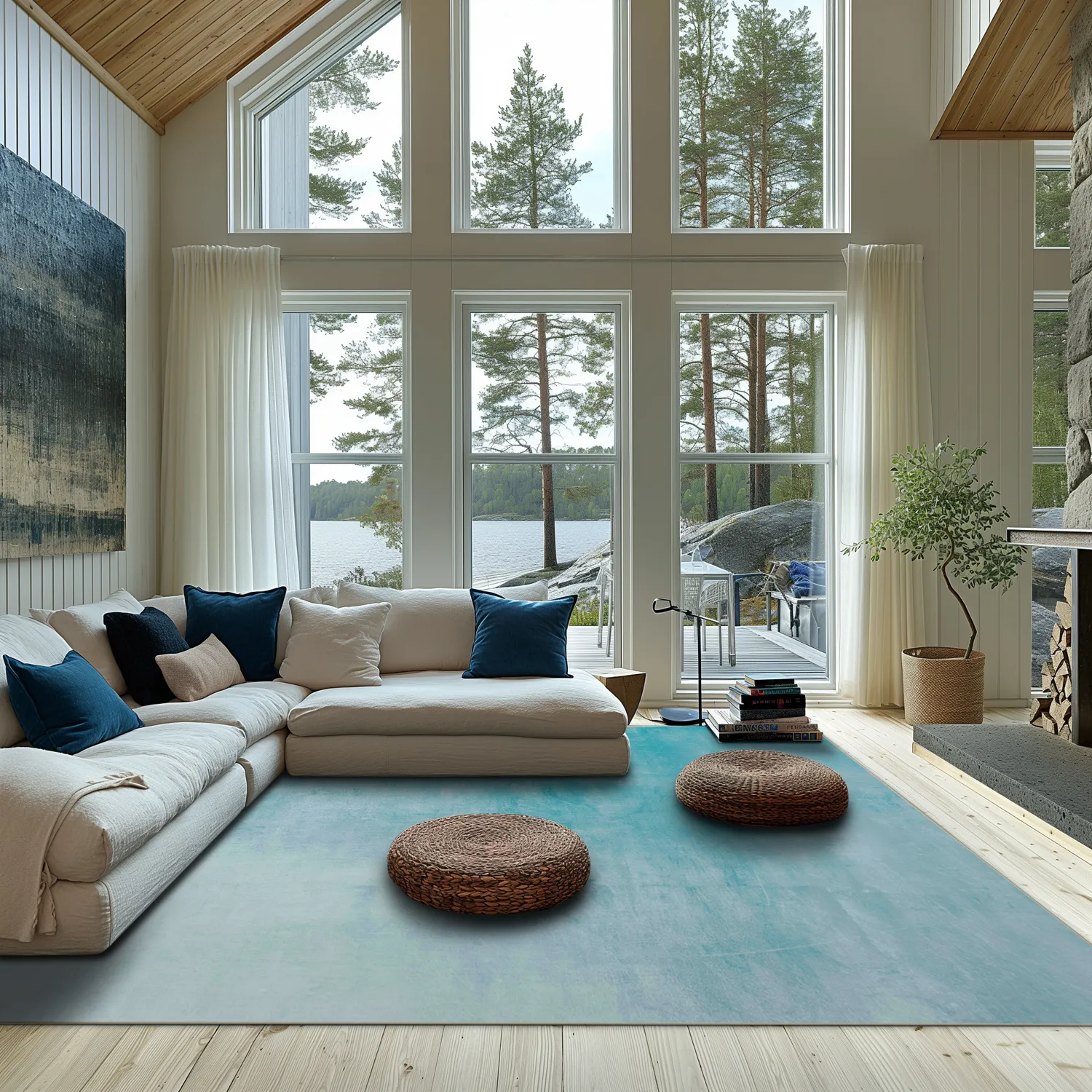 Tappeto Wilton - Artena (azzurro)