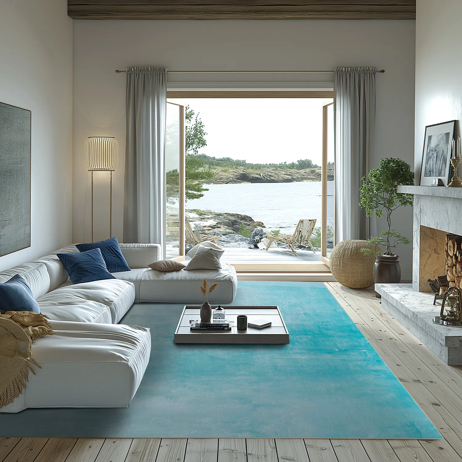 Tappeto Wilton - Artena (azzurro)