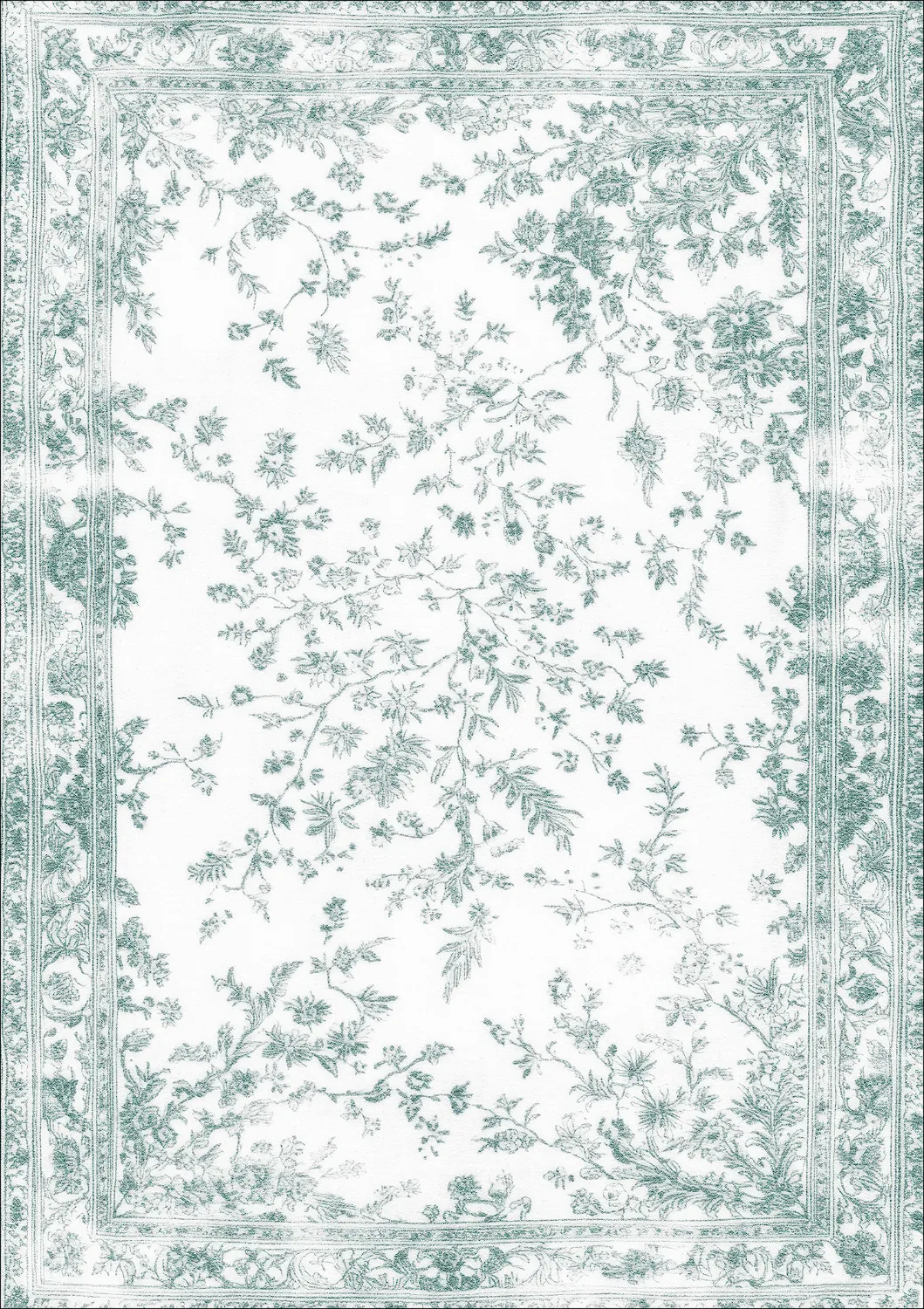 Tappeto Wilton - Tulum (azzurro/bianco)