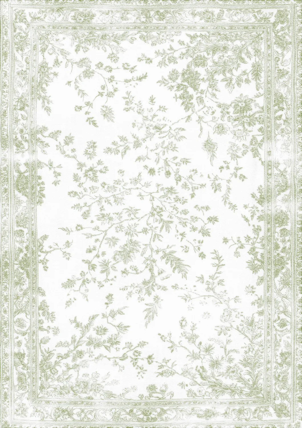 Tappeto Wilton - Tulum (verde chiaro/bianco)
