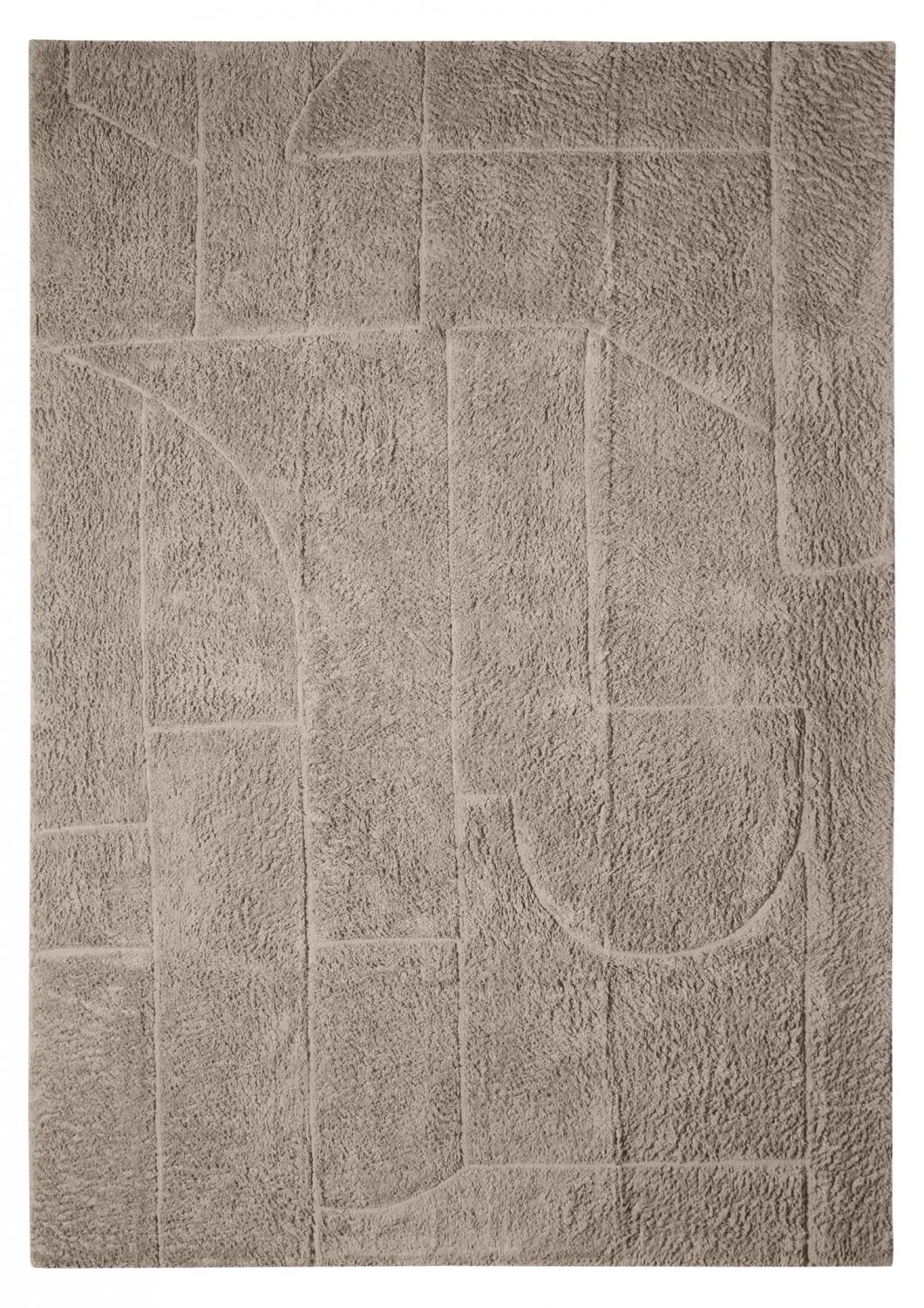 Tappeto A Pelo Lungo - Cremona Natural Cotton Shaggy (tortora)