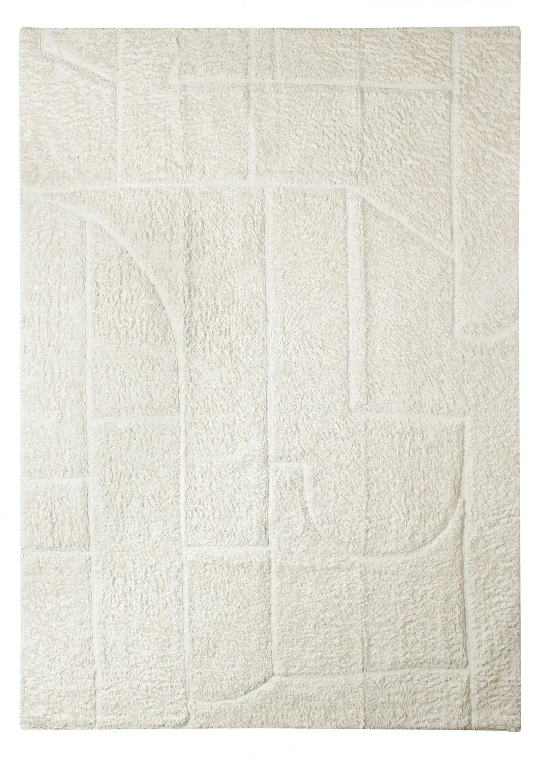 Tappeto A Pelo Lungo - Cremona Natural Cotton Shaggy (offwhite)