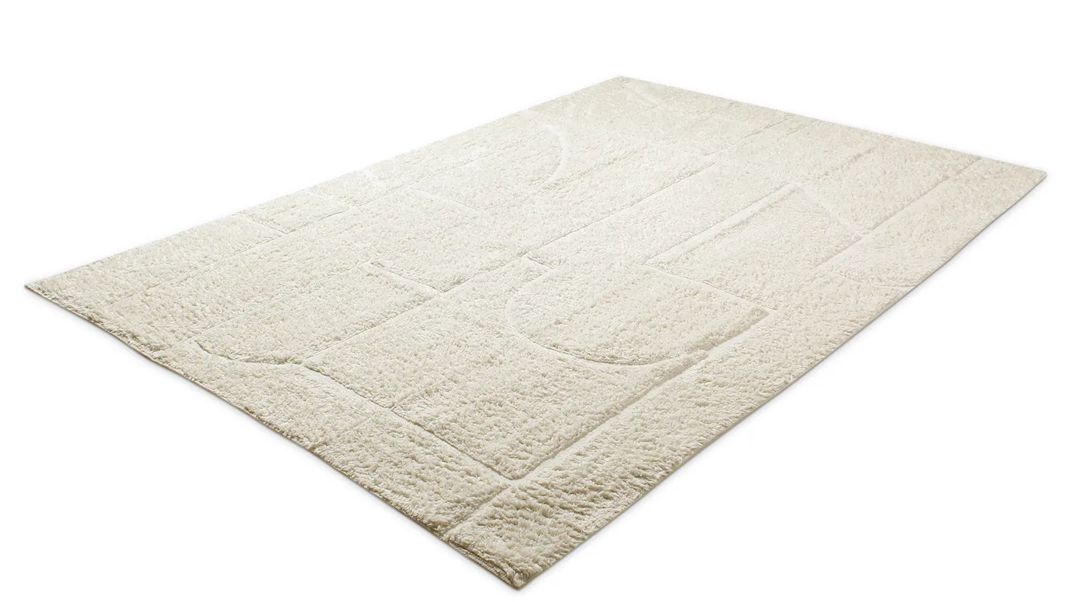 Tappeto A Pelo Lungo - Cremona Natural Cotton Shaggy (offwhite)