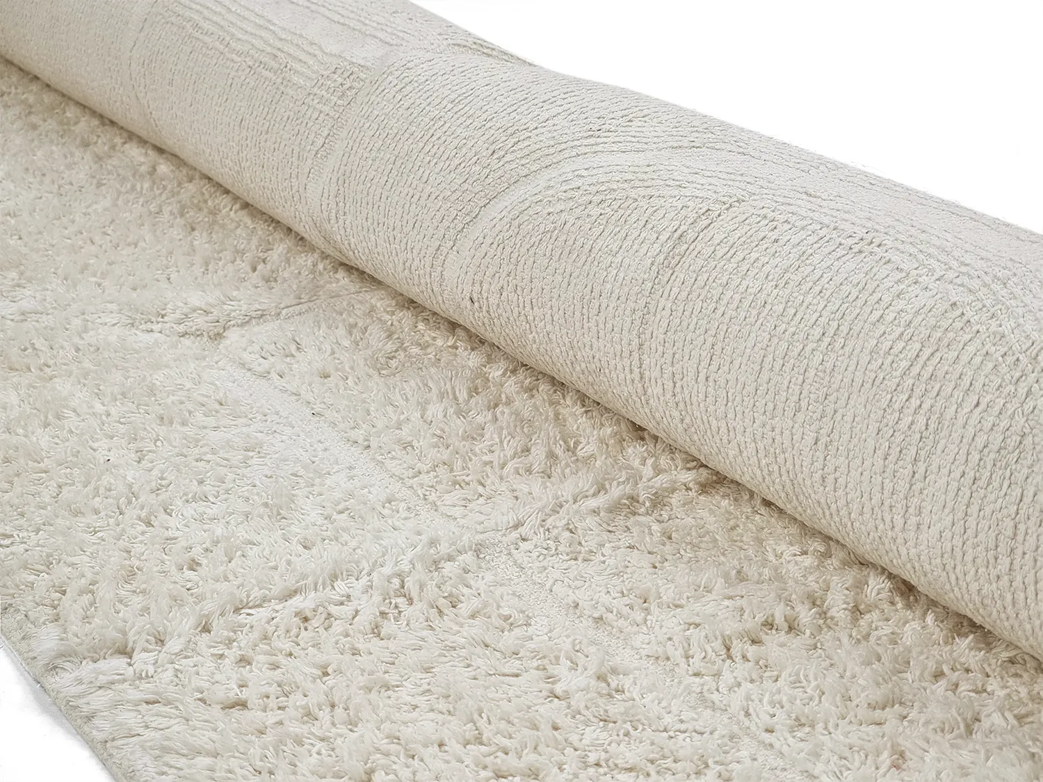 Tappeto A Pelo Lungo - Cremona Natural Cotton Shaggy (offwhite)